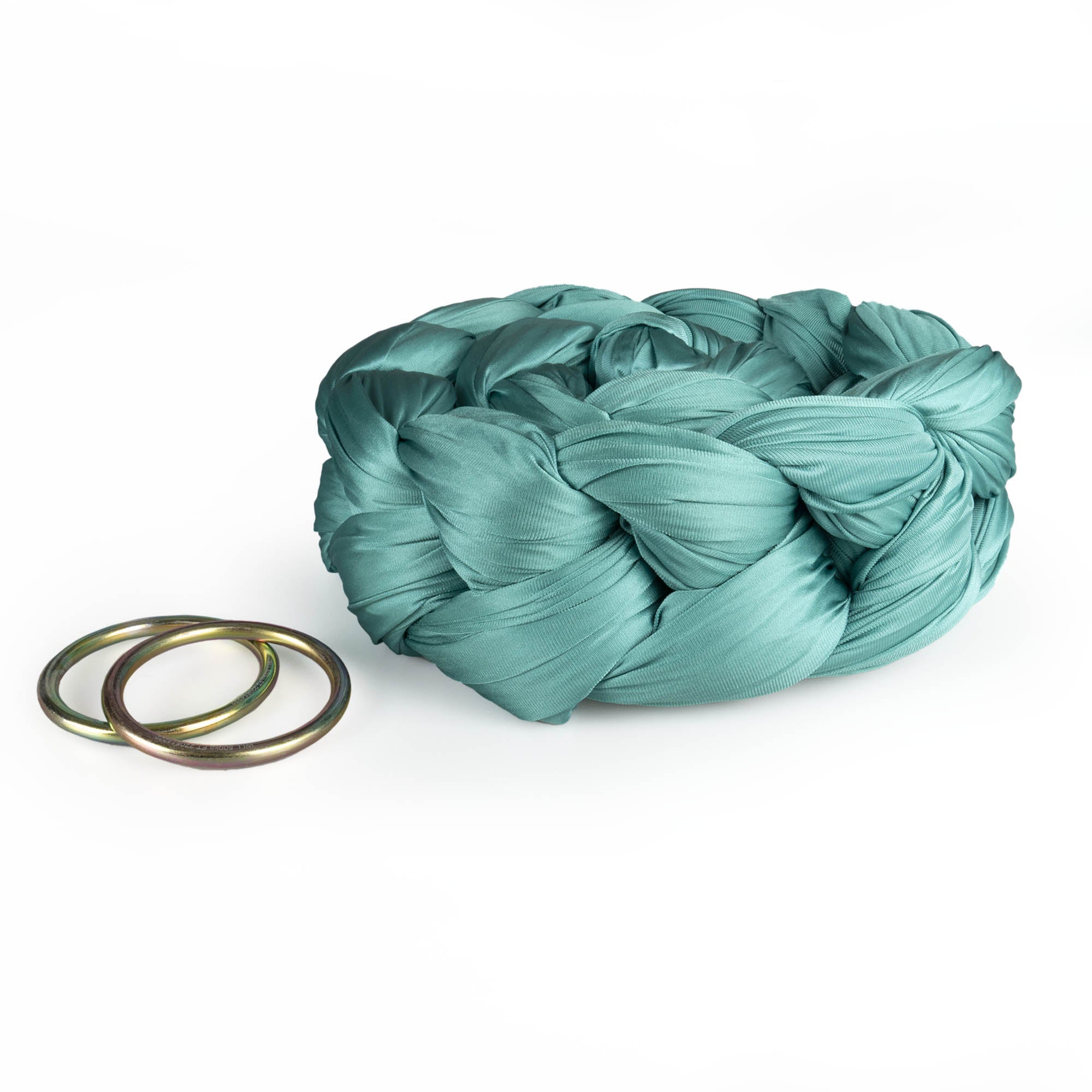 Prodigy 6m jade aerial yoga hammock daisy chained with rings