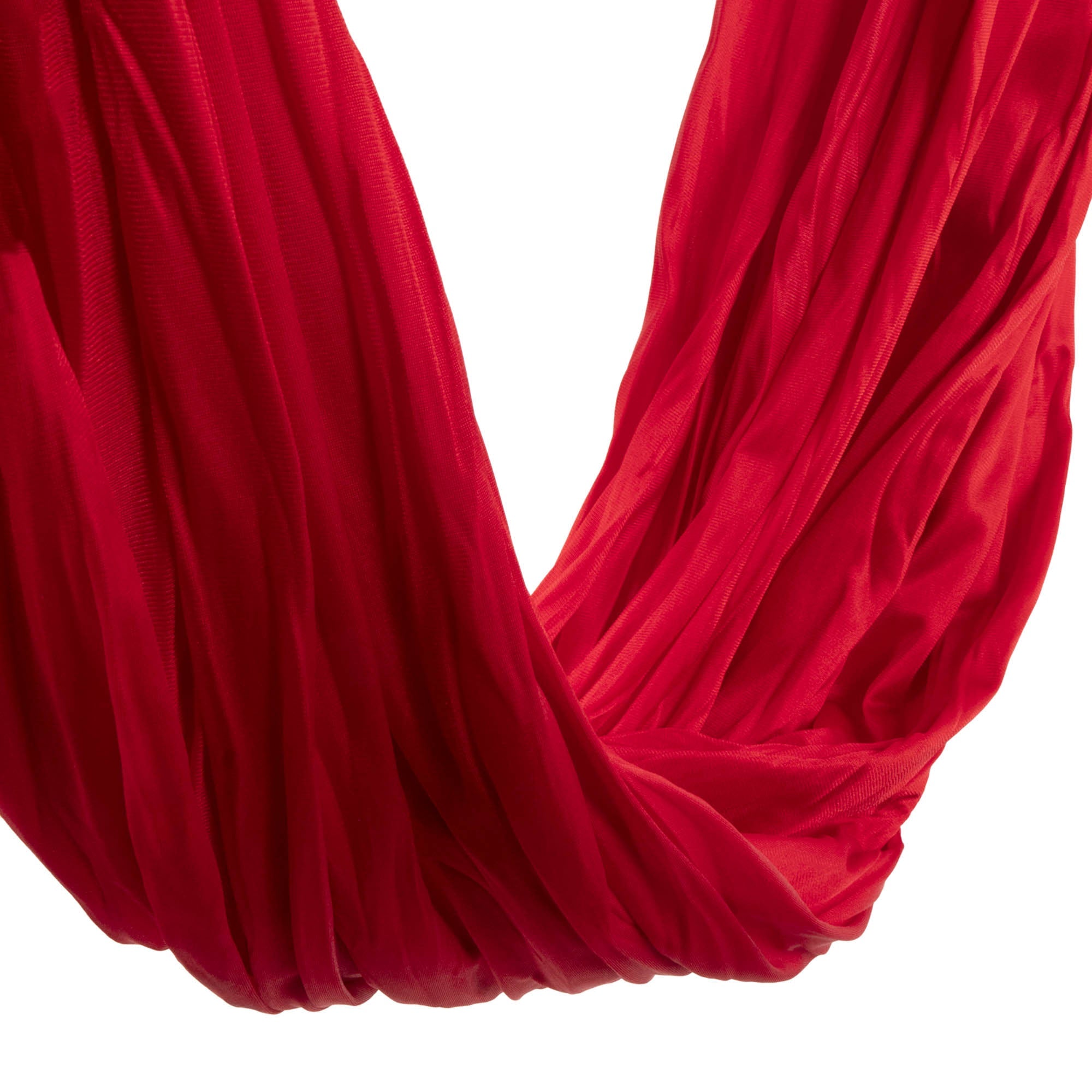 Prodigy 6m aerial yoga hammock in red close up