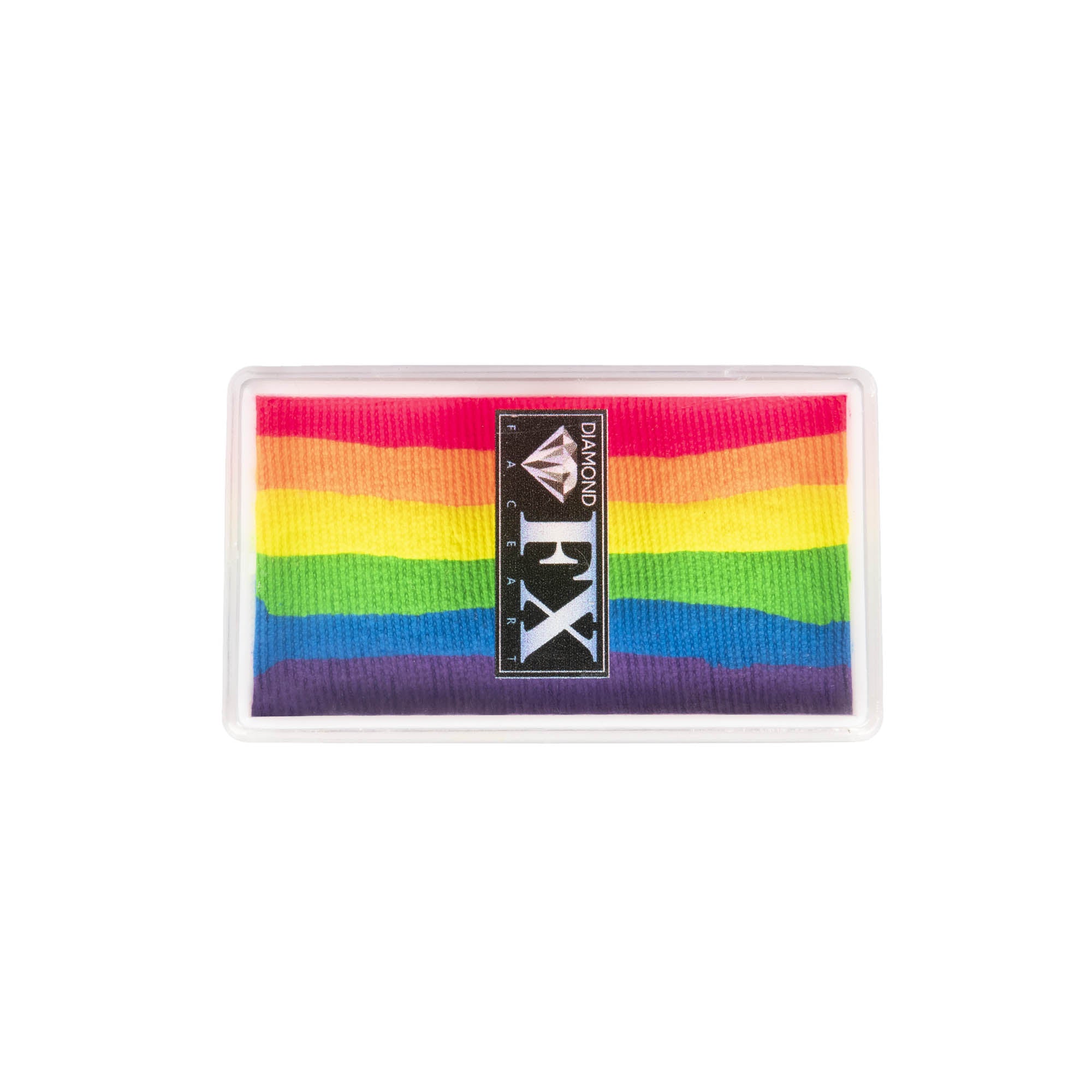 Diamond Fx split cake 30g facepaint - Neon nights with case on