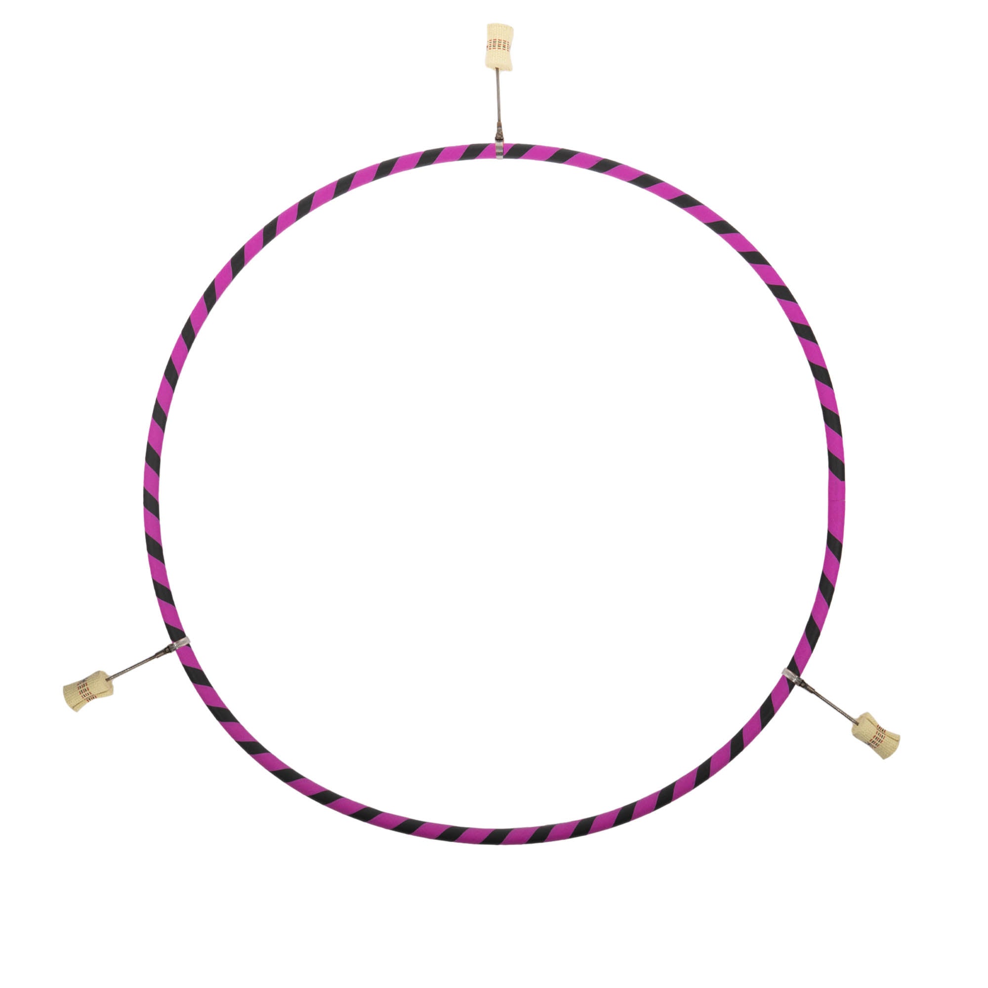Pink / black echo travel hoop with 3 hot tips