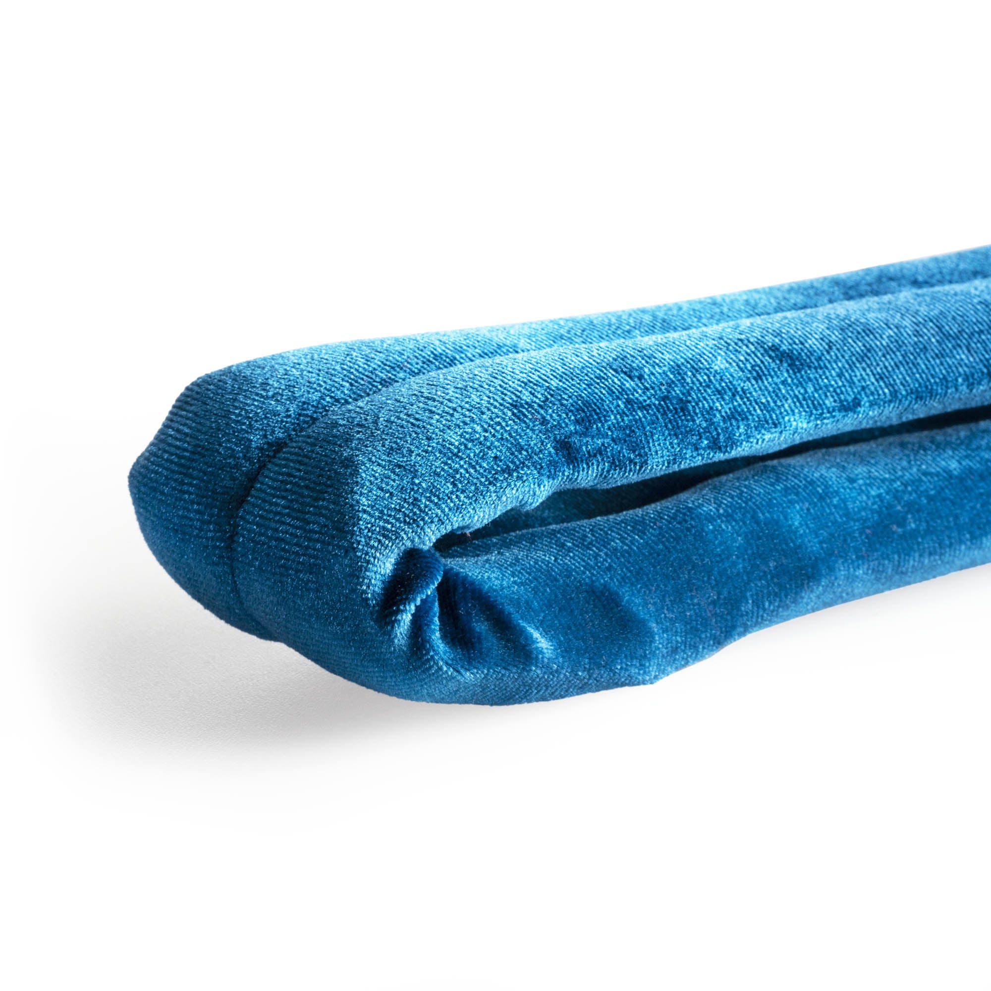 Marine velvet hand loop close up texture flat