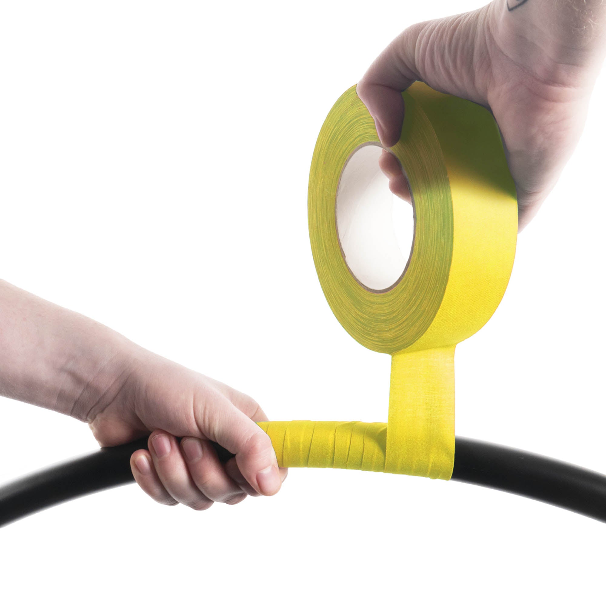 taping with yellow 3.8cm wide