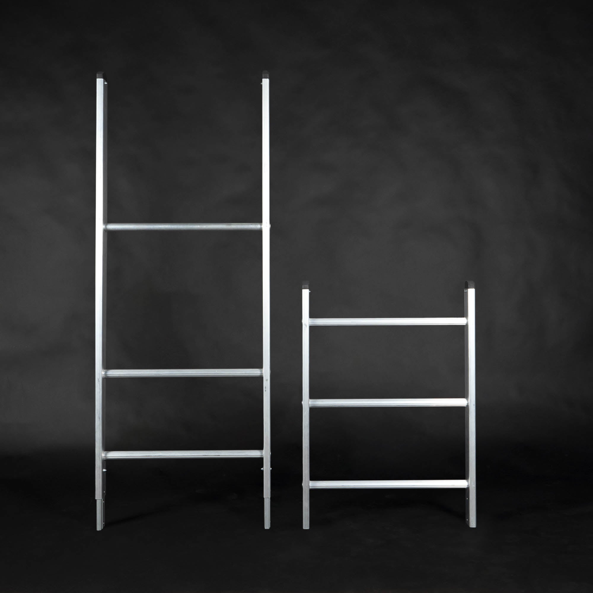 Ladder unassembled standing