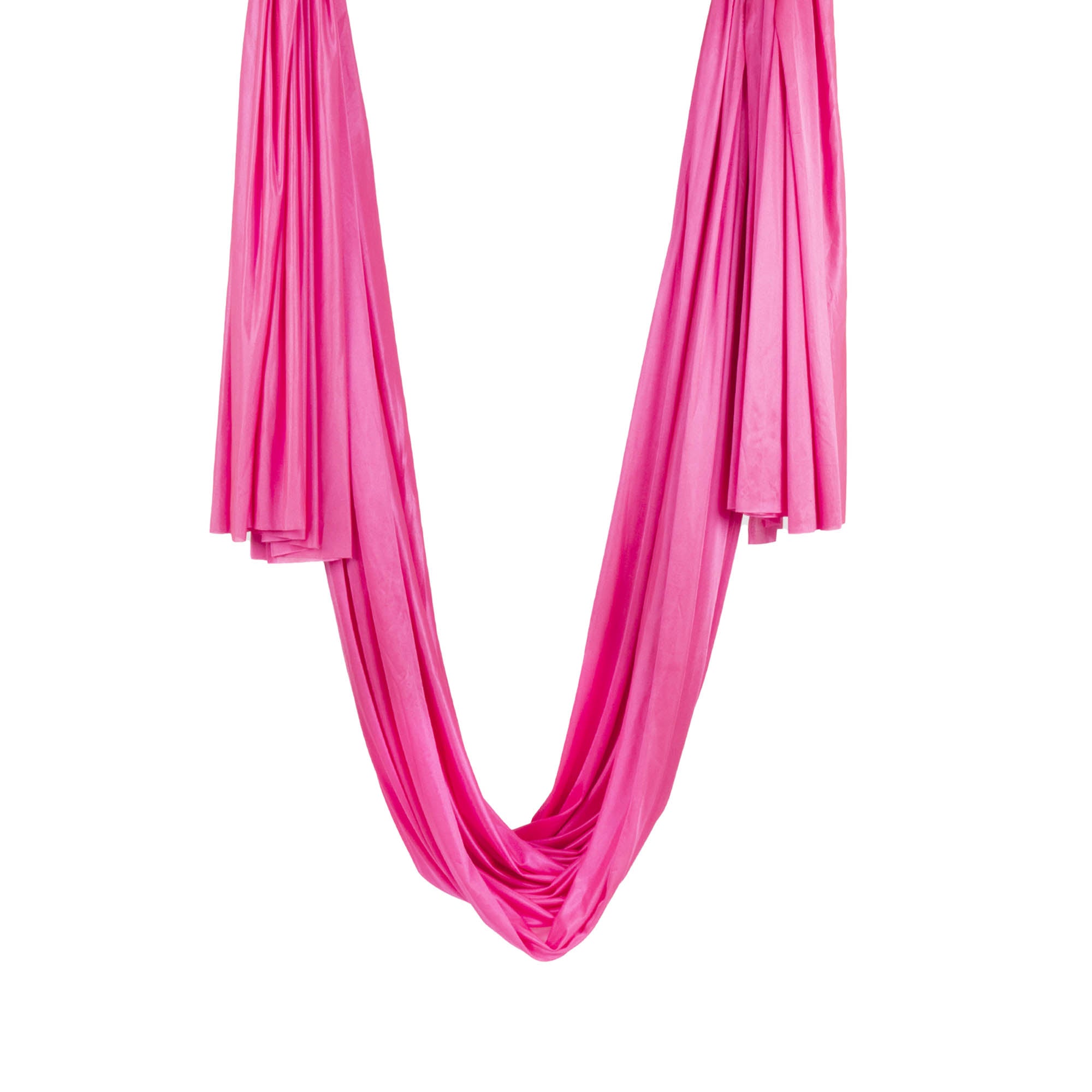 Pink yoga hammock rigged