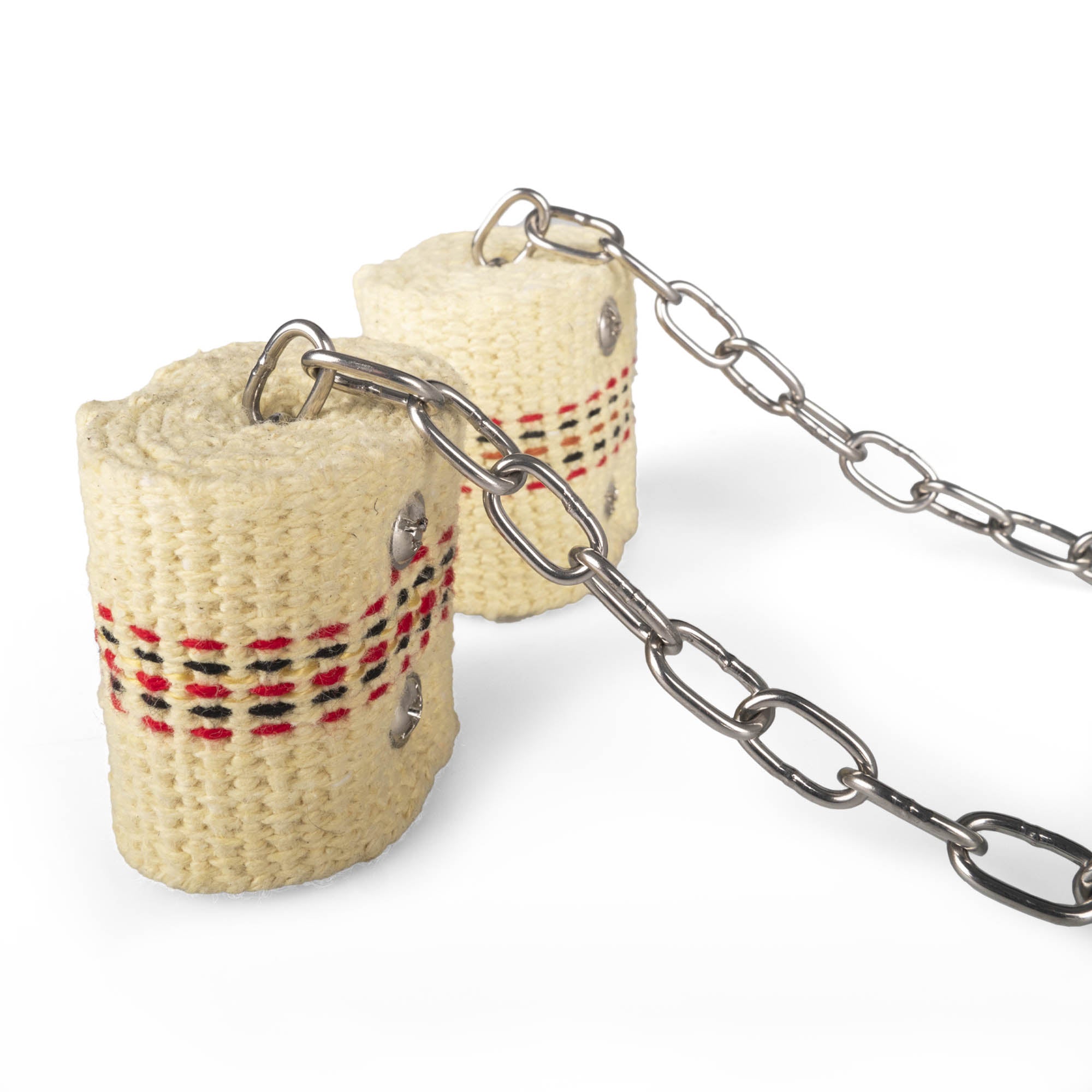 close up of wick and chain