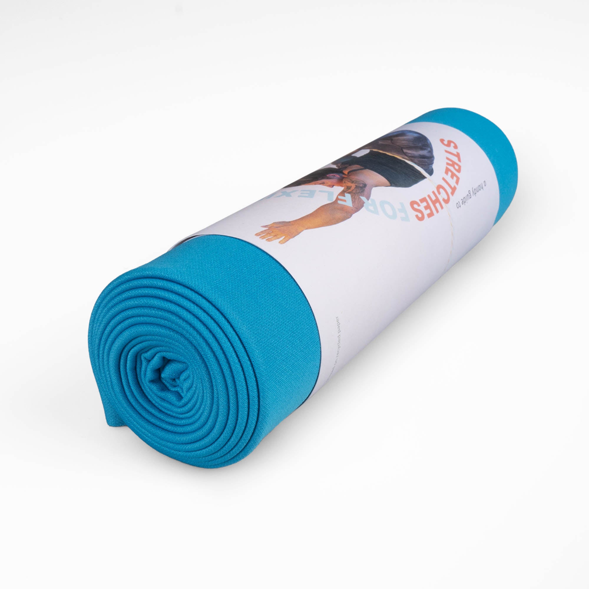 Blue stretch silk packaged