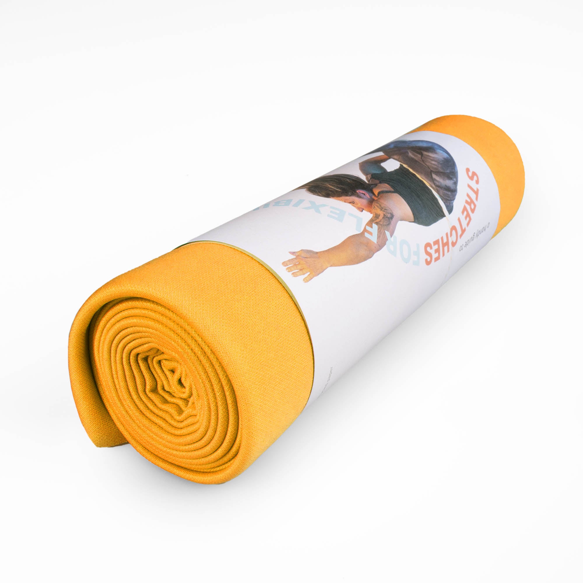 Yellow stretch silk packaged