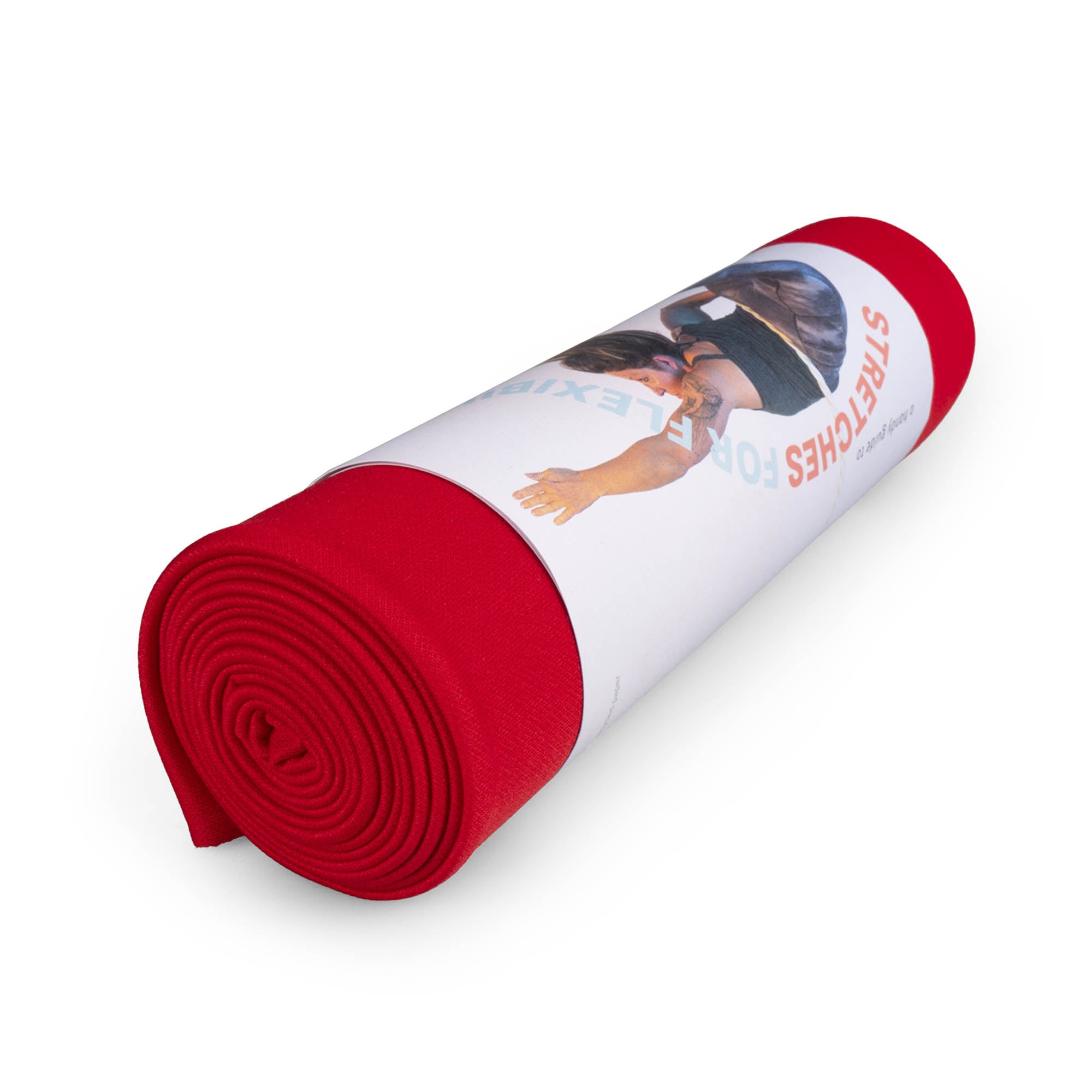 Red stretch silk packaged