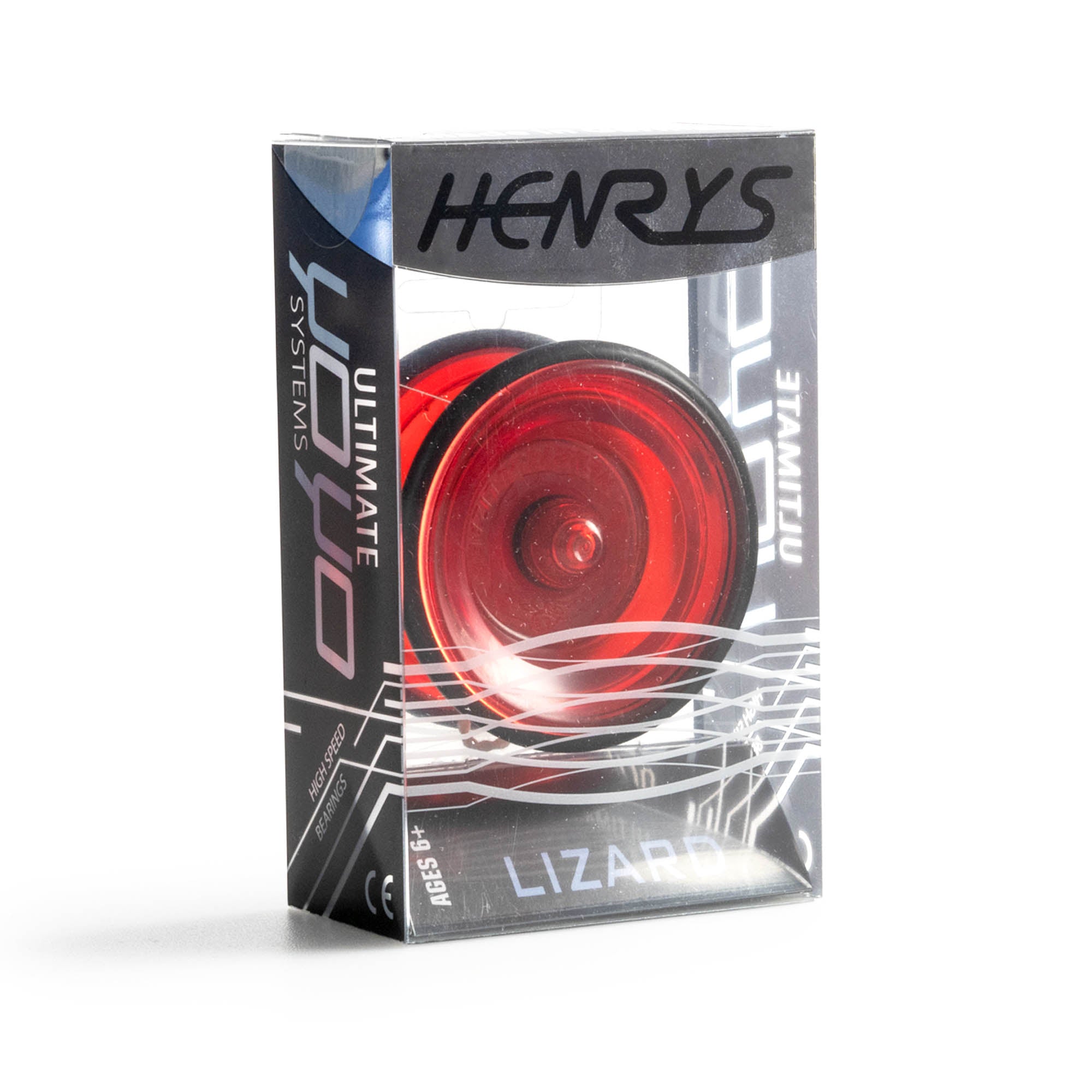 Henry's lizard yoyo in red boxed