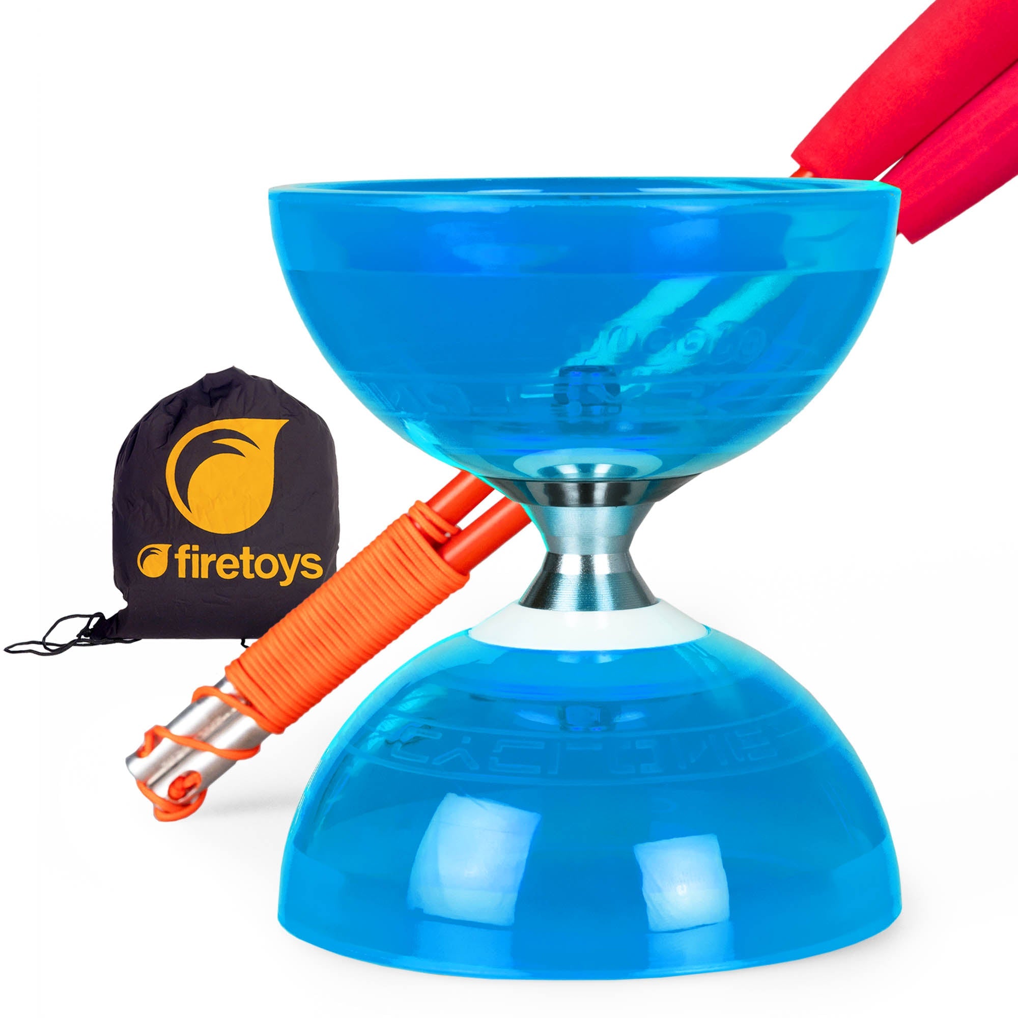 blue with red sticks