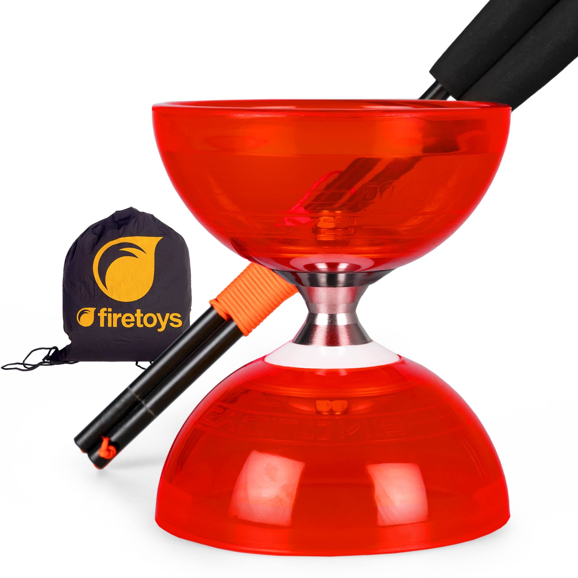 red with black sticks