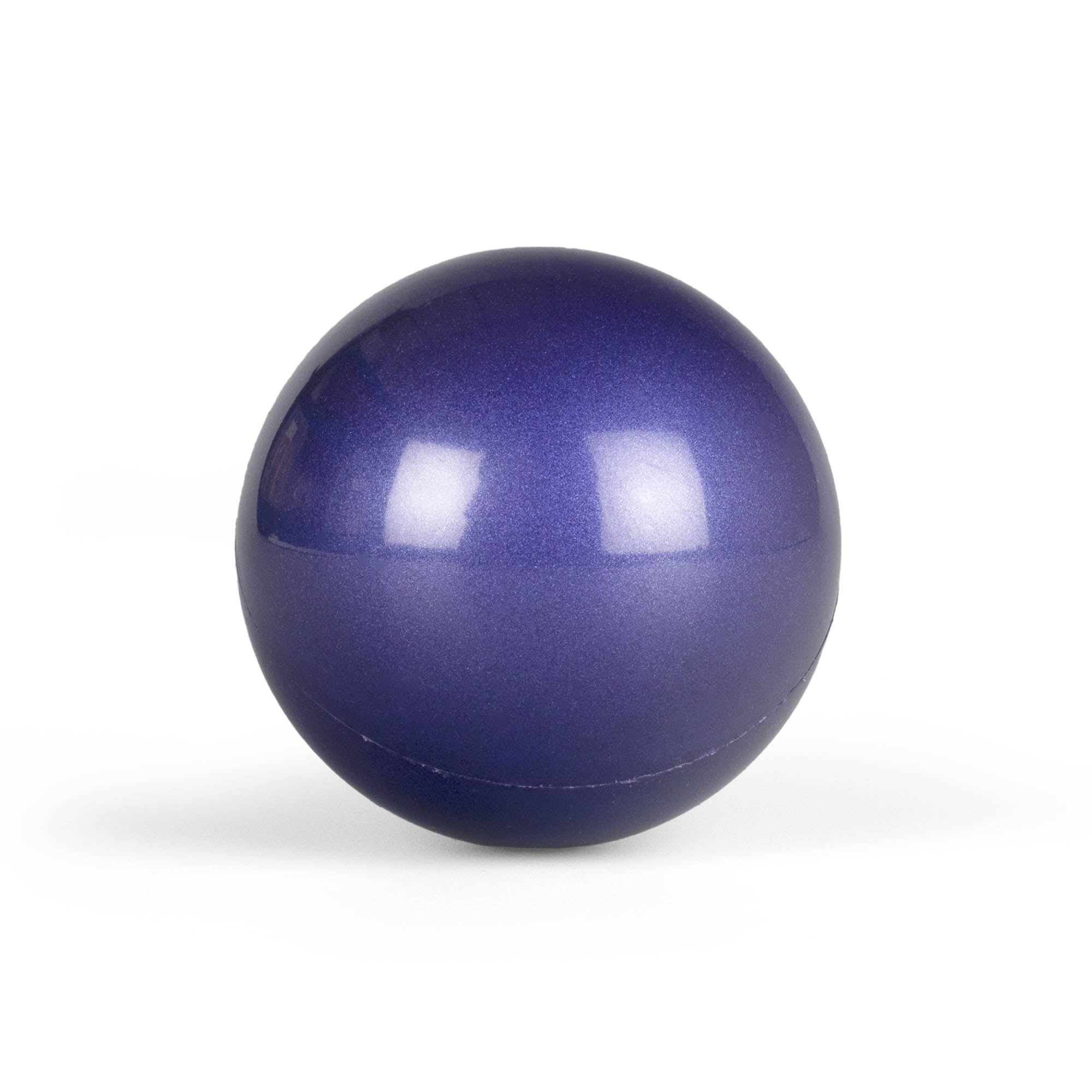 Mr babache 100mm stage ball purple straight on white background
