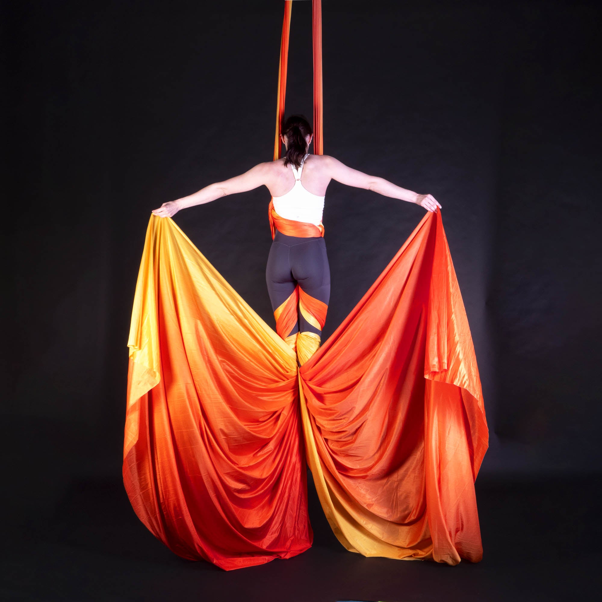 Phoenix rising silk action shot