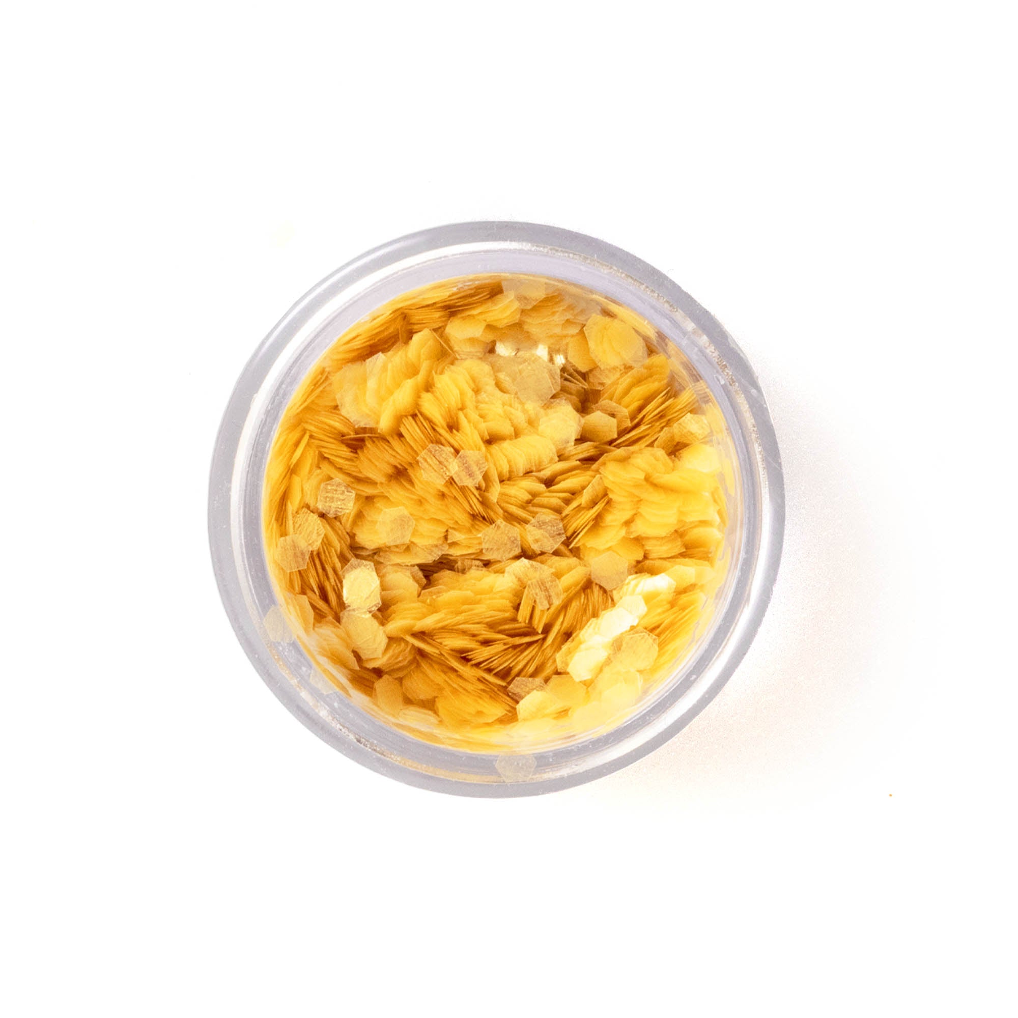 Daffodil glitter chunky above