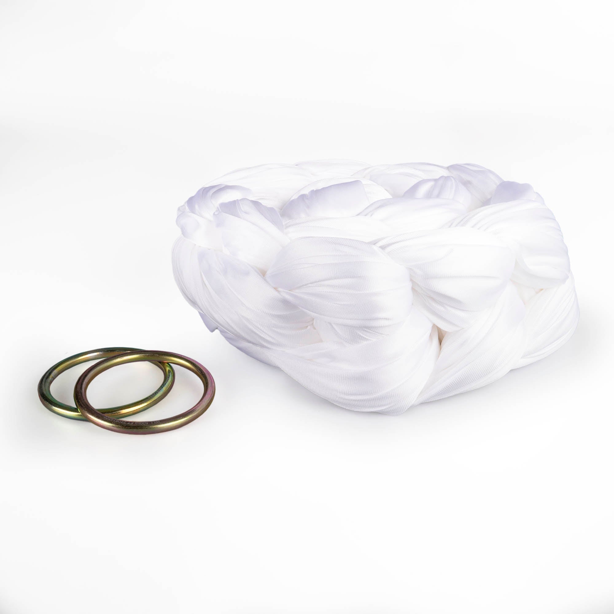 white Aerial sling with O rings