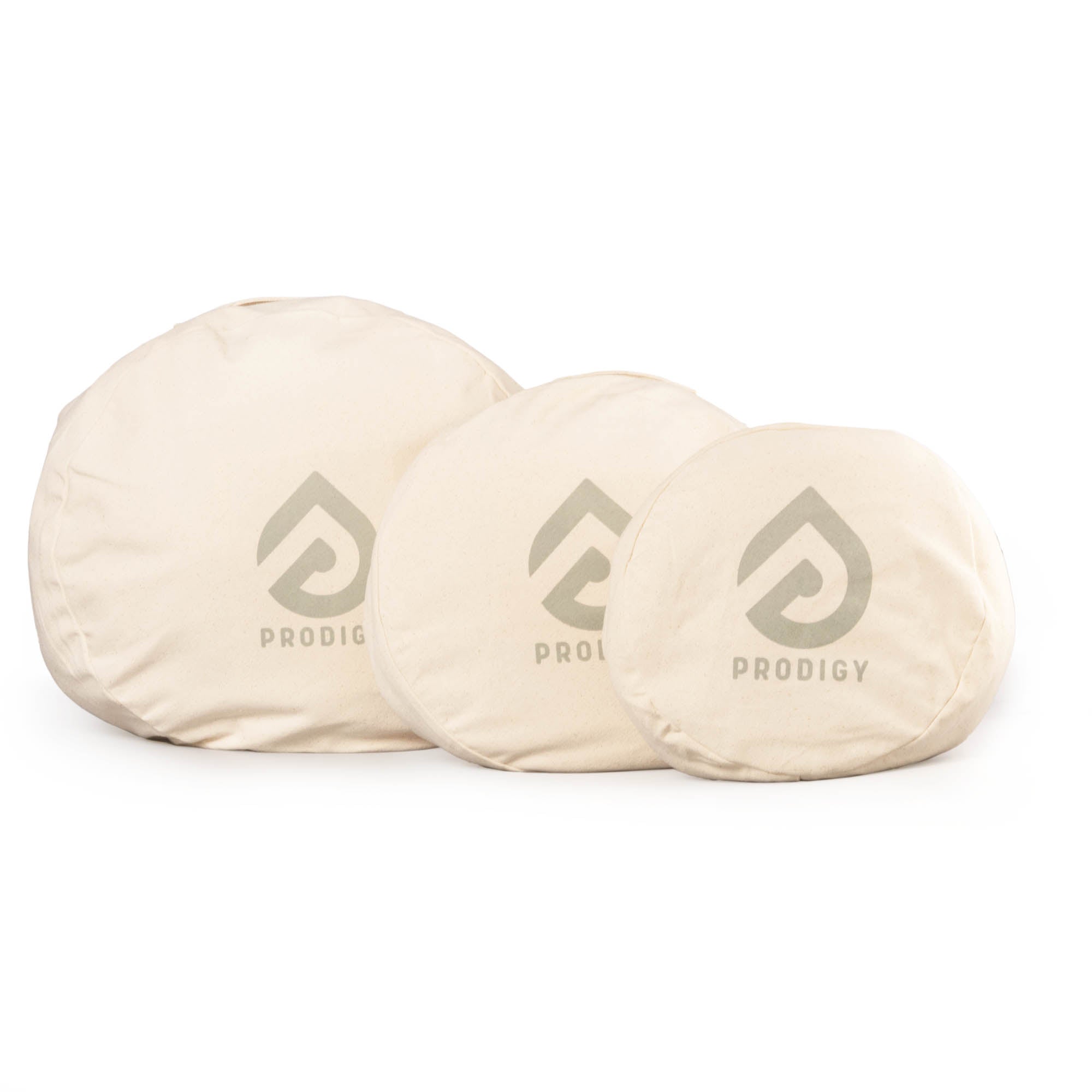 Prodigy eco aerial bag size comparison, front on