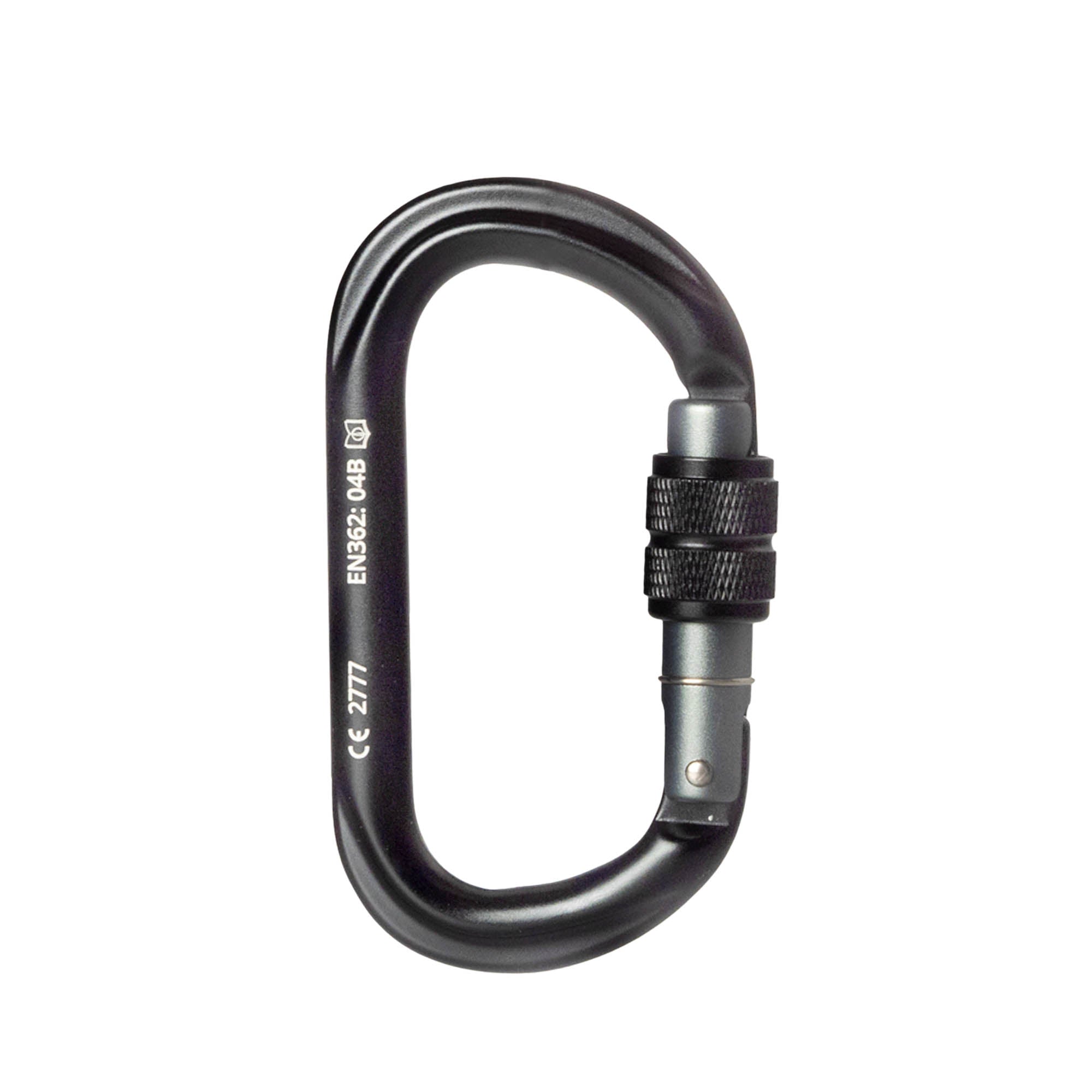 Prodigy SG-2 Screw gate carabiner - black locked