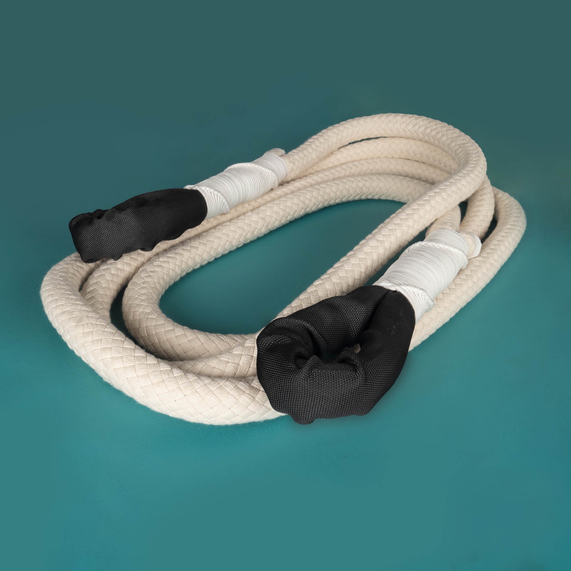 Prodigy braided cloud swing coiled on coloured backgroundProdigy braided cloud swing coiled on coloured background