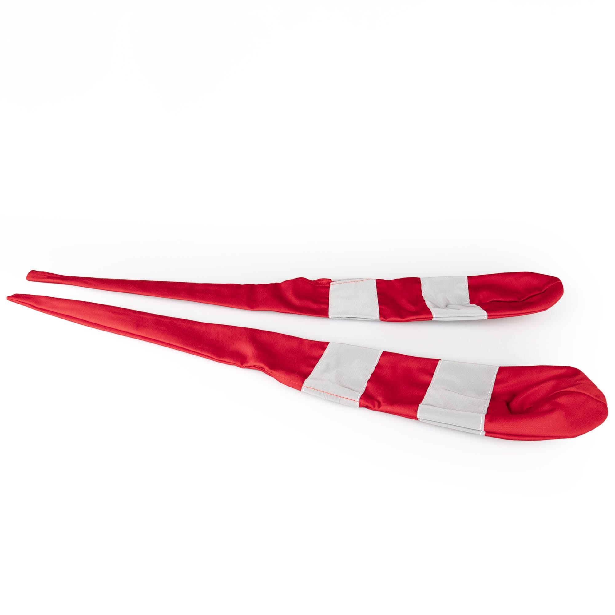 Status techno sock poi in red reflecting