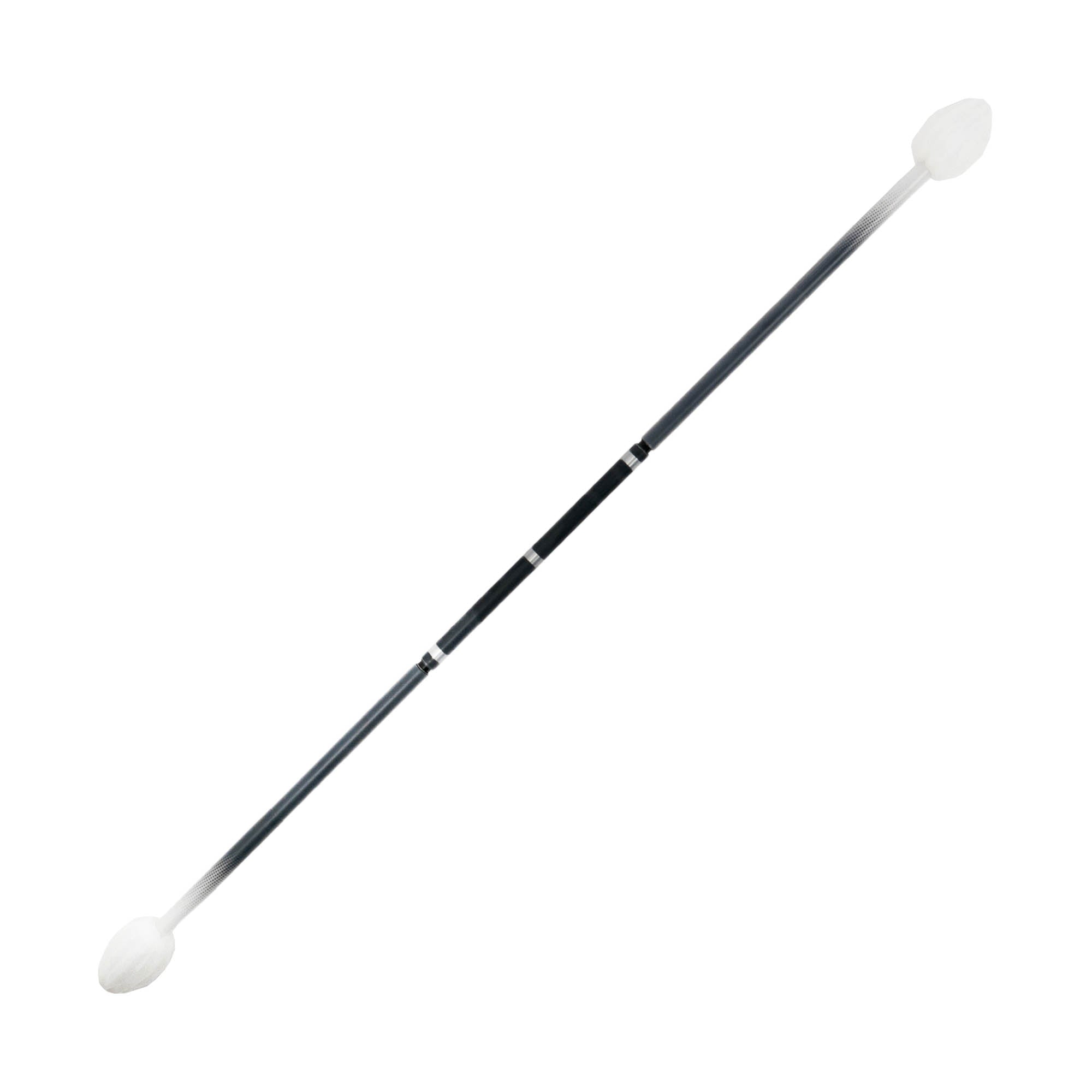 Led glow staff on white background