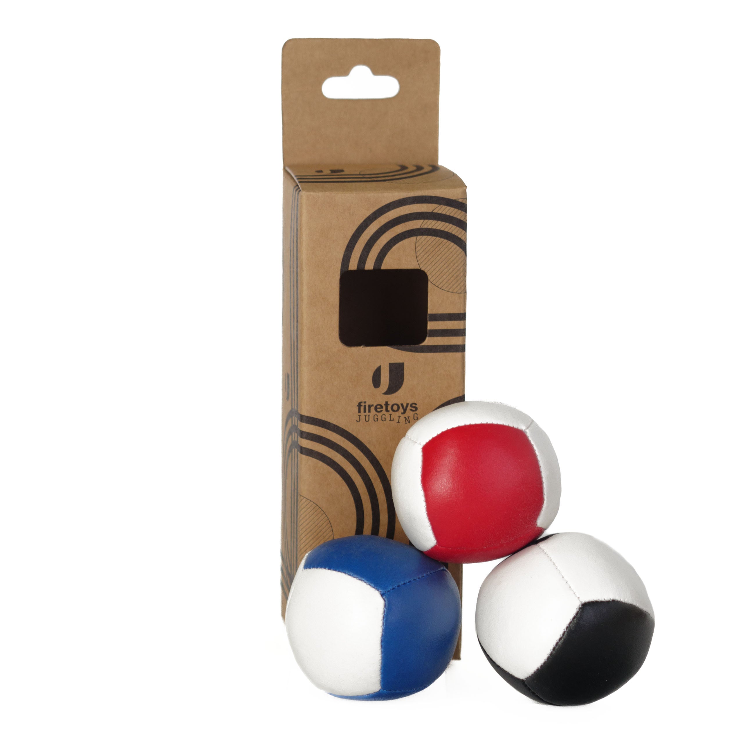 Firetoys 110g Pro Six Panel Thud Juggling Ball - Set of 3x Balls
