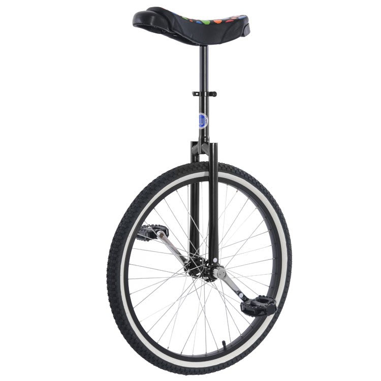 unicycle with black frame