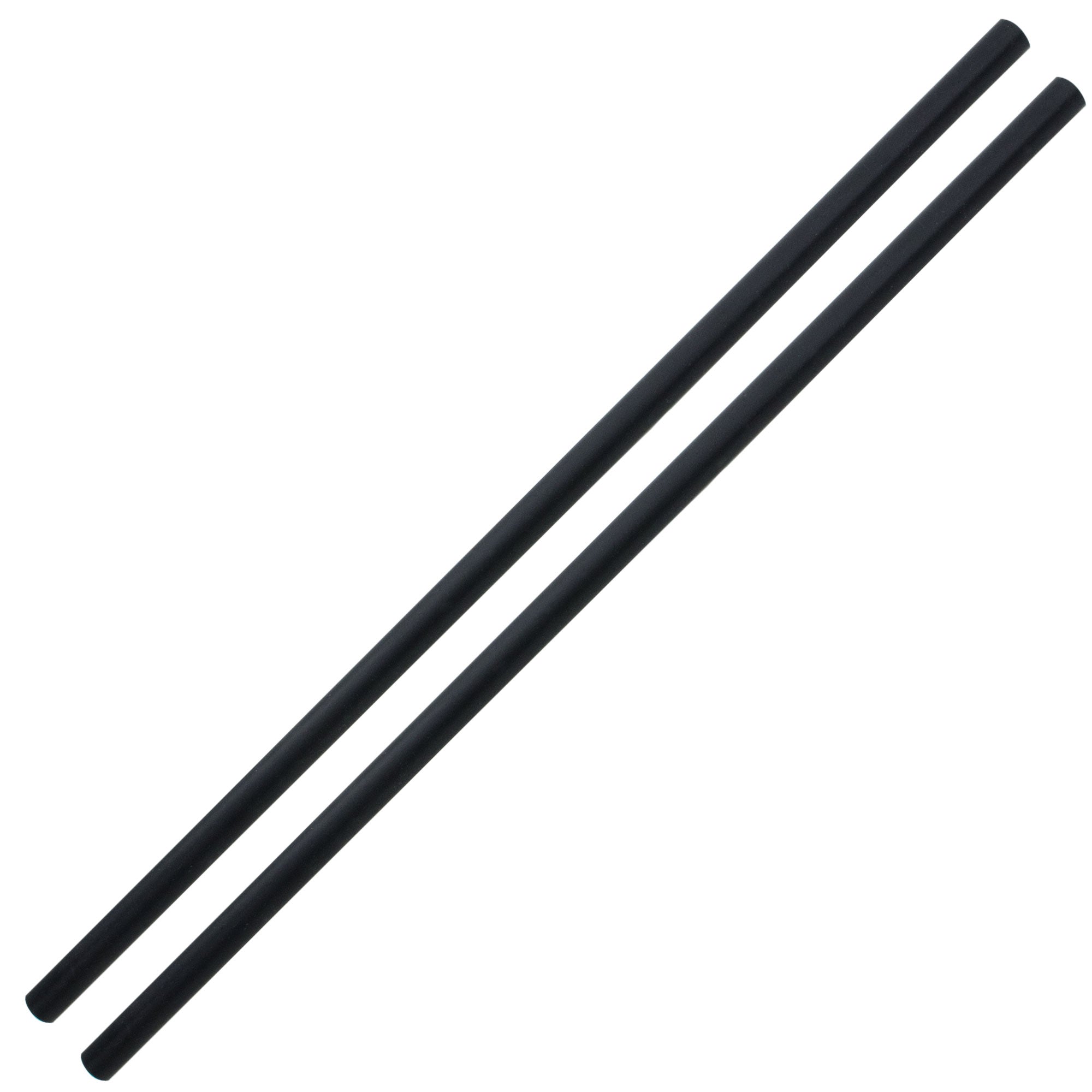 black silicone coated devil stick handsticks