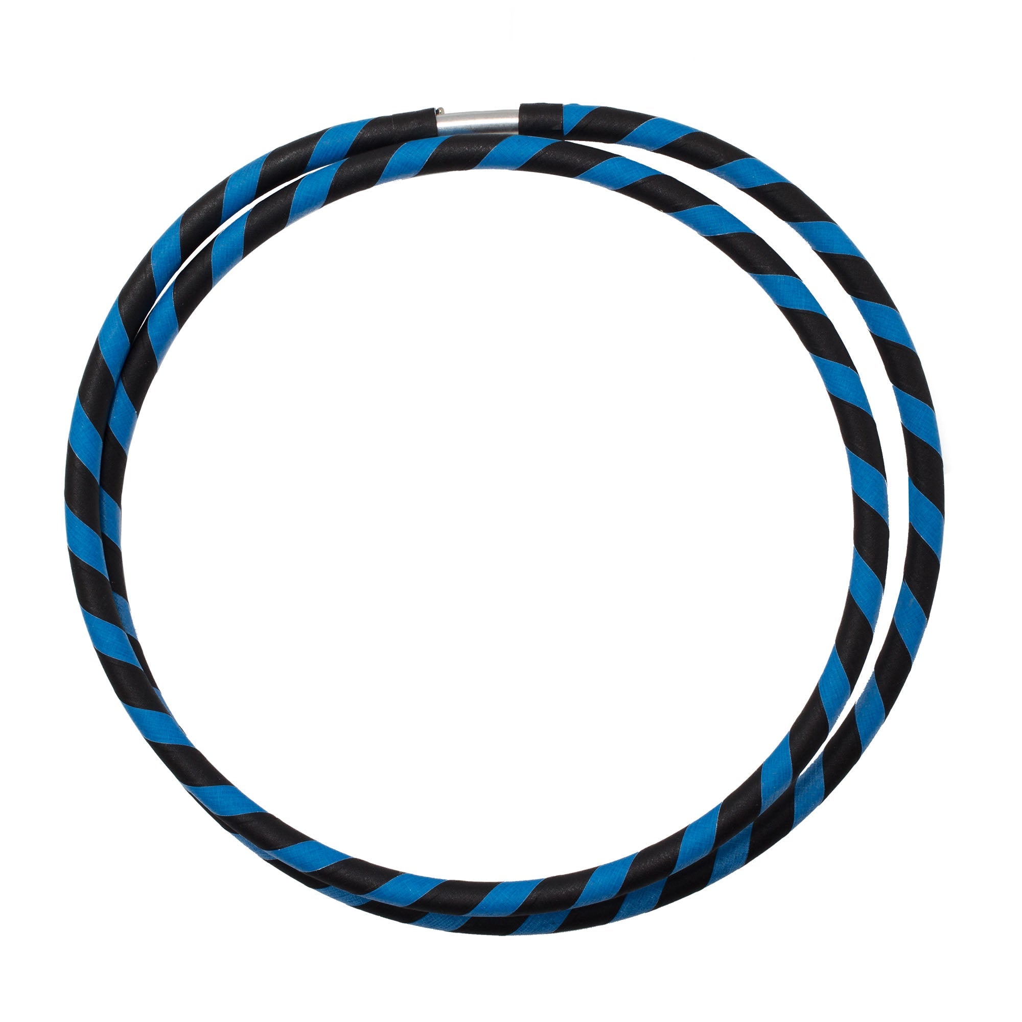 coiled blue/black hoop