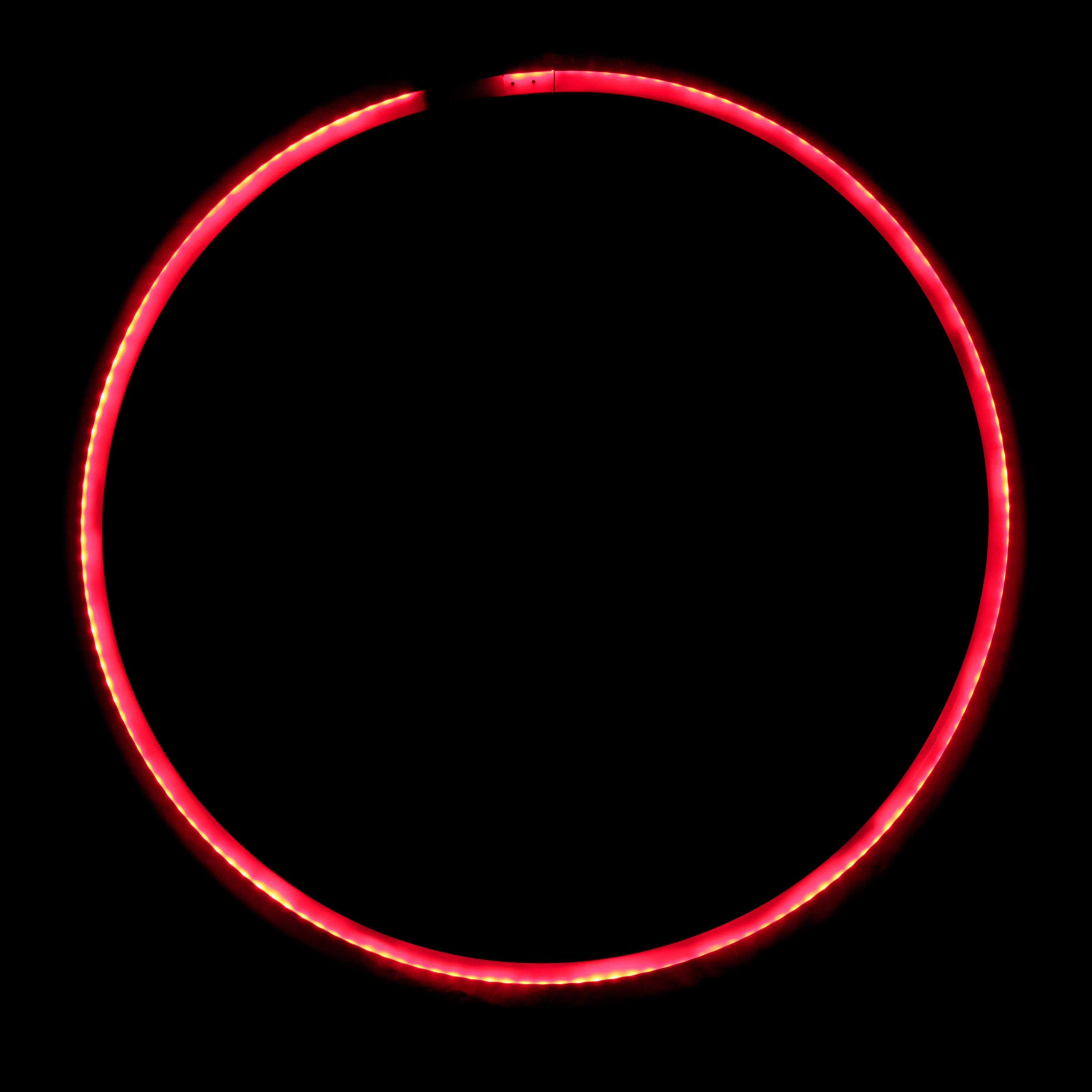 hoop glowing all red
