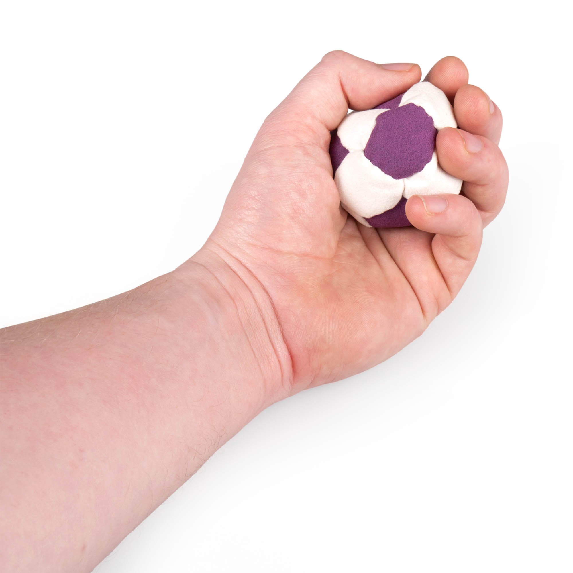 Juggle Pro Footbag (Hacky Sack) – Handgenäht Aus Ultra Wildleder, 8-Panel, Für Freestyle & Fußjonglage