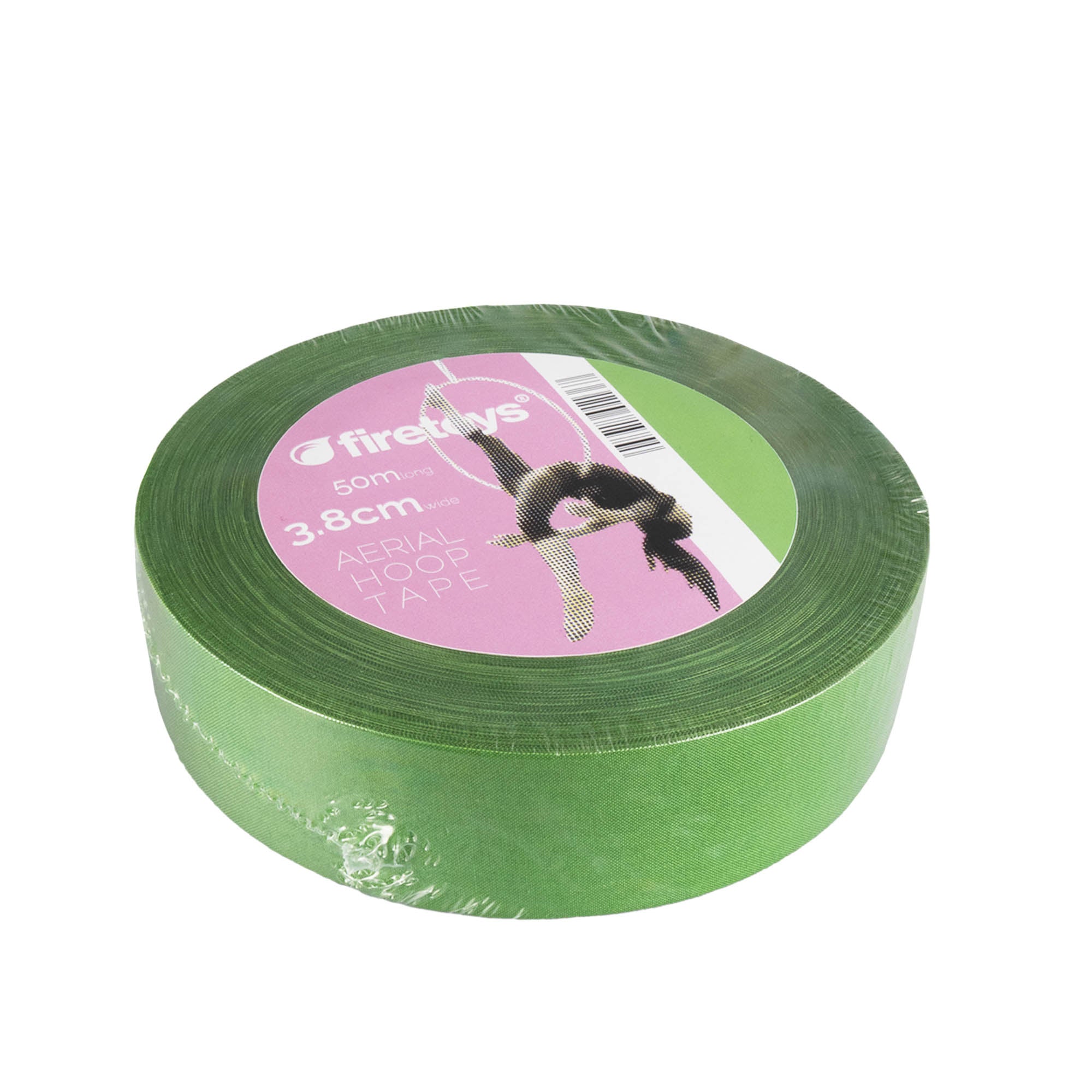 packaged green 3.8cm wide tape