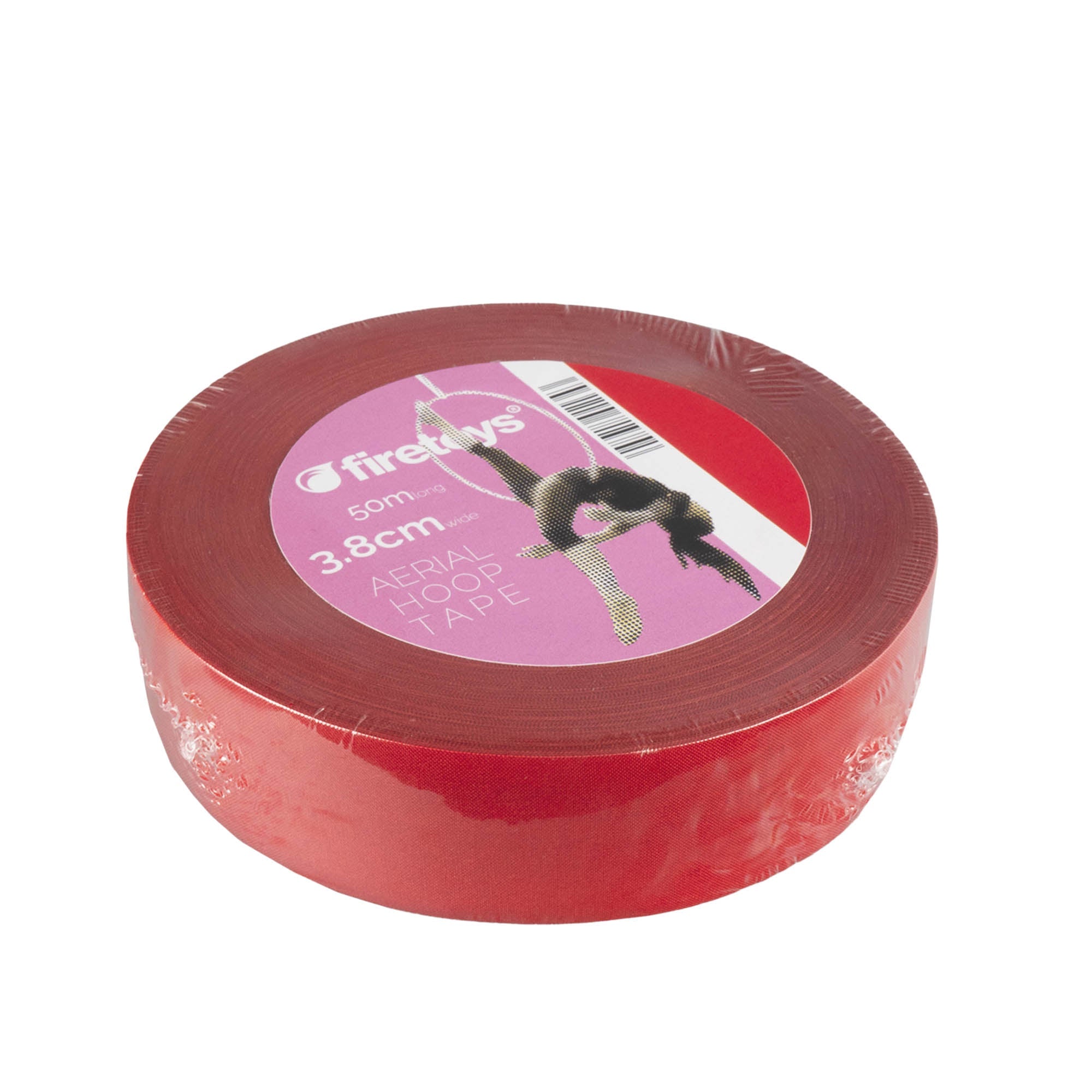 packaged red 3.8cm wide tape