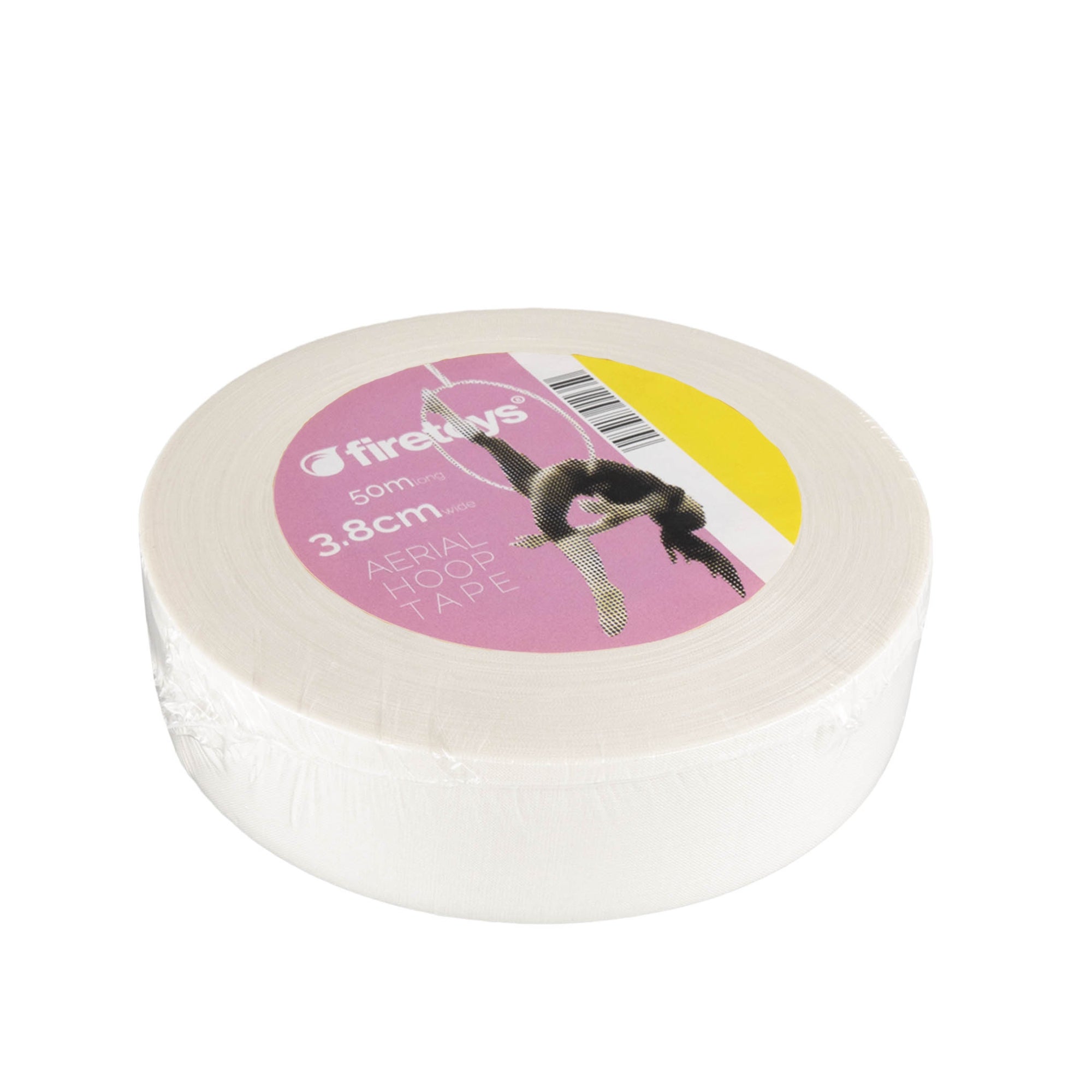 packaged roll of white 3.8cm wide tape