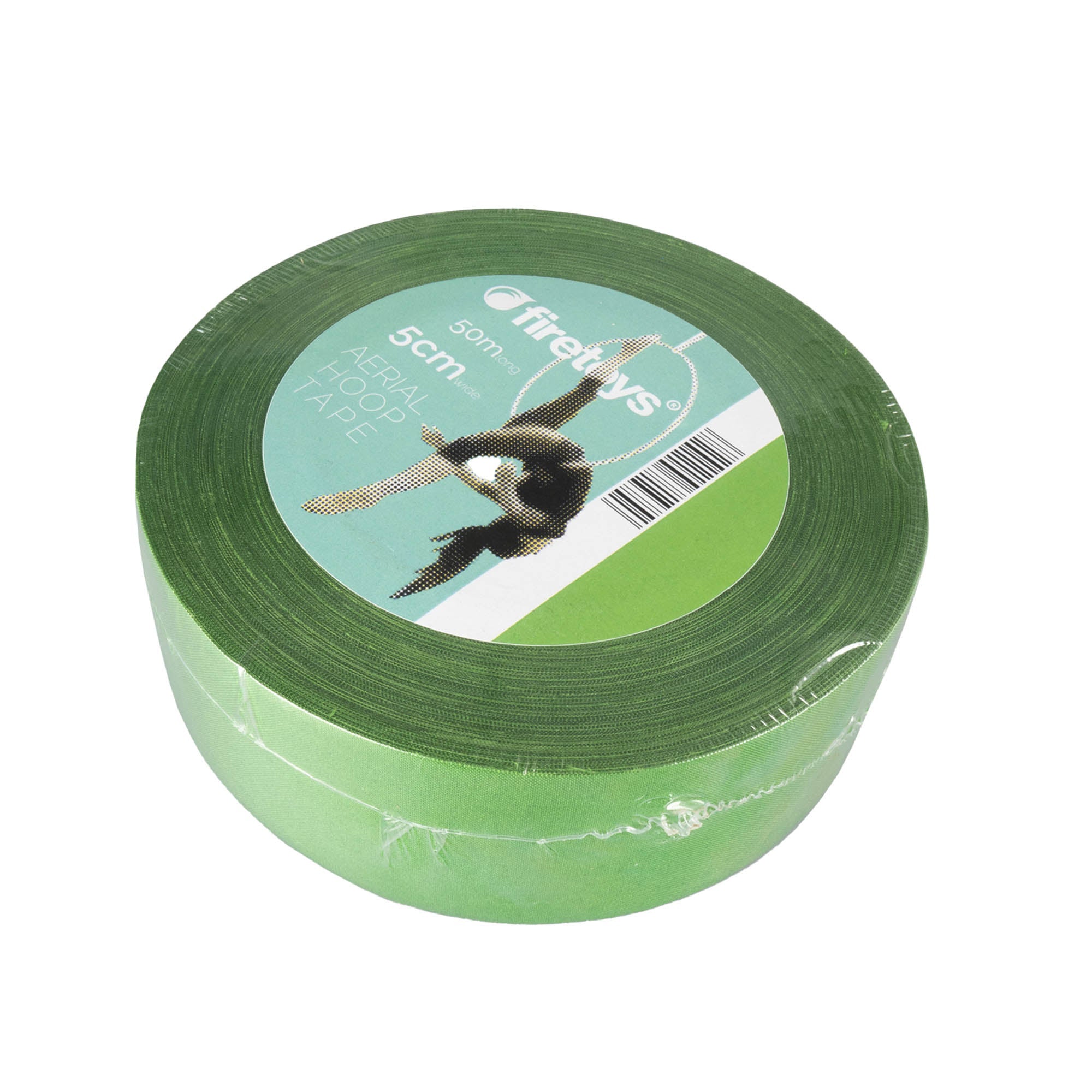 packaged green 5cm wide tape