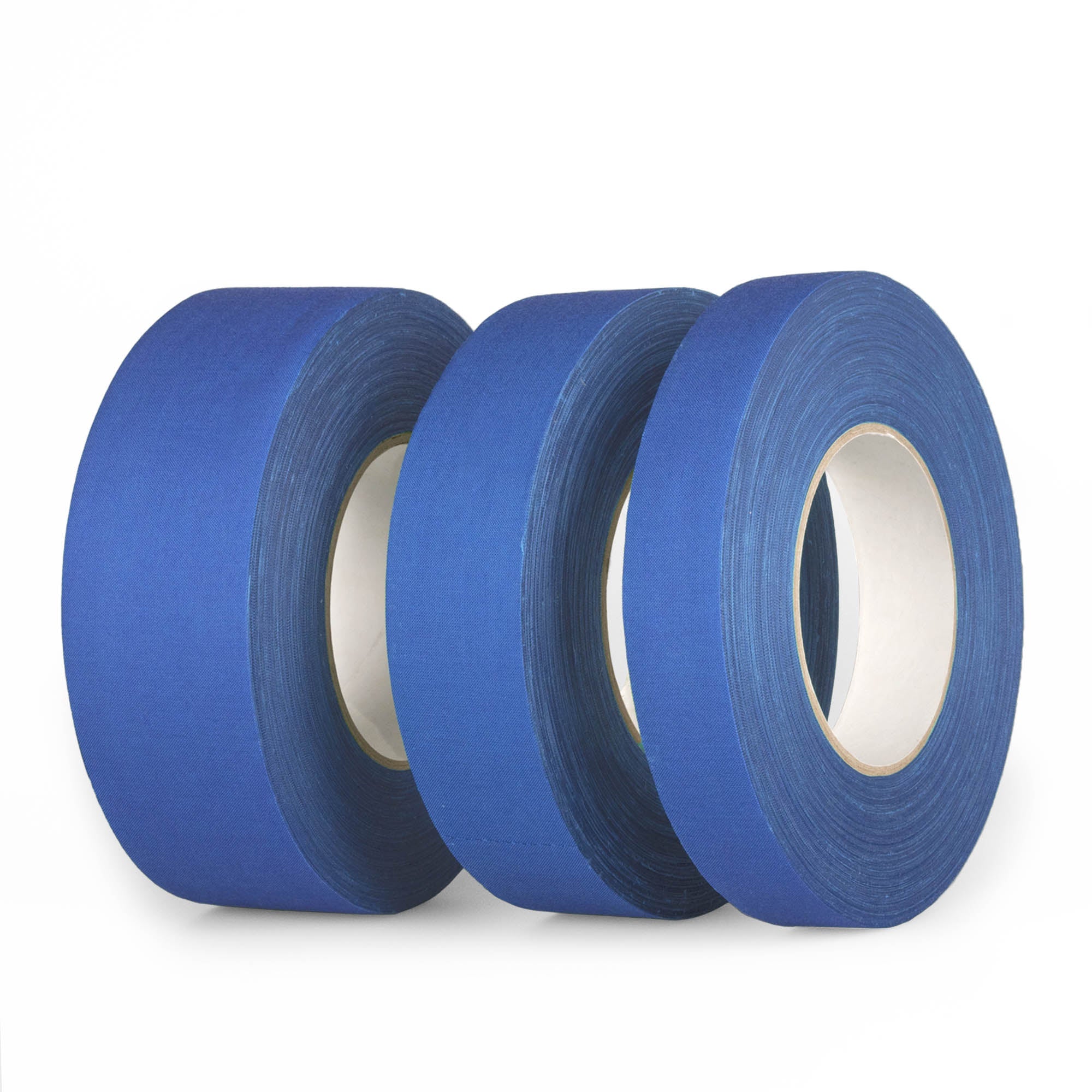 3 sizes of blue tape