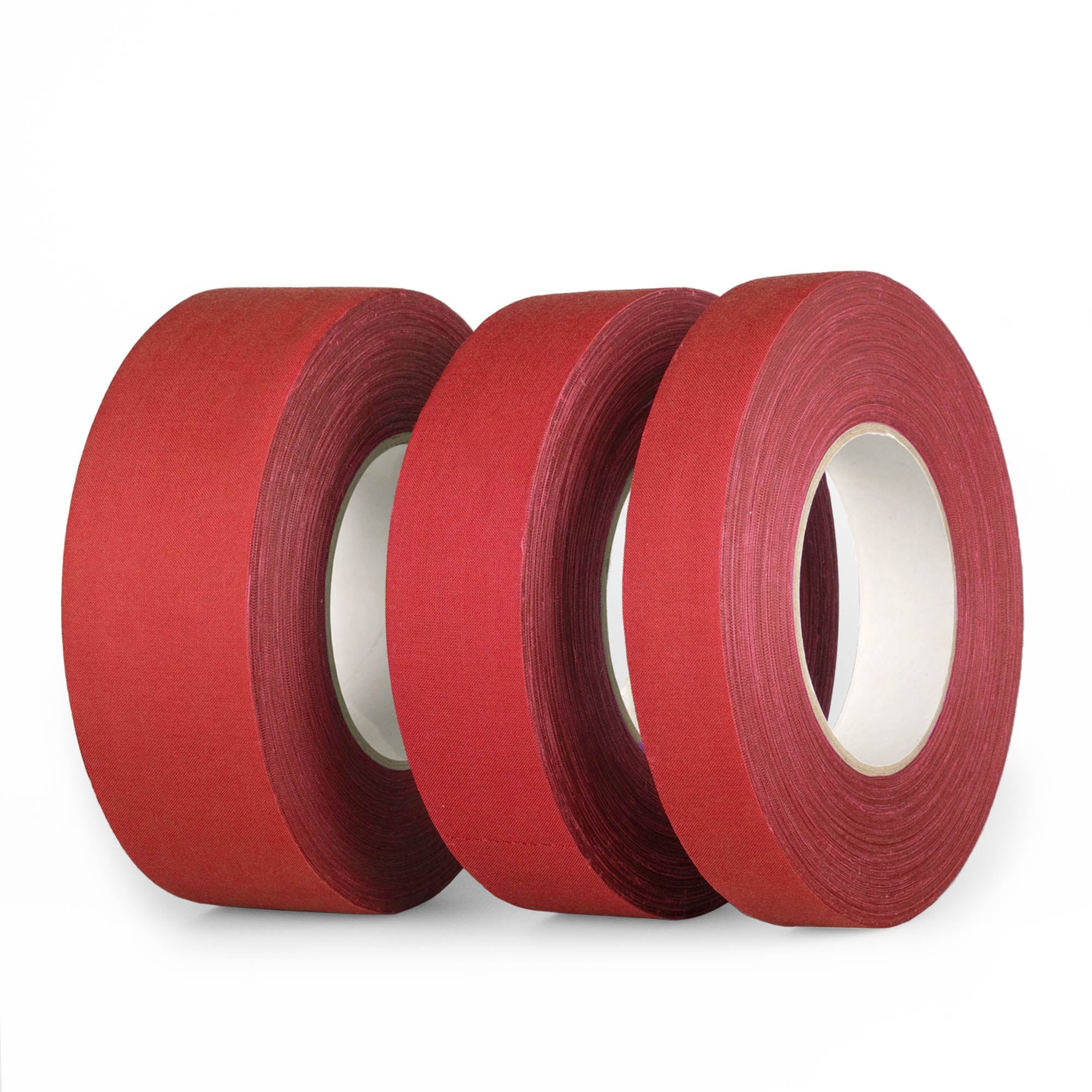 3 sizes of red tape