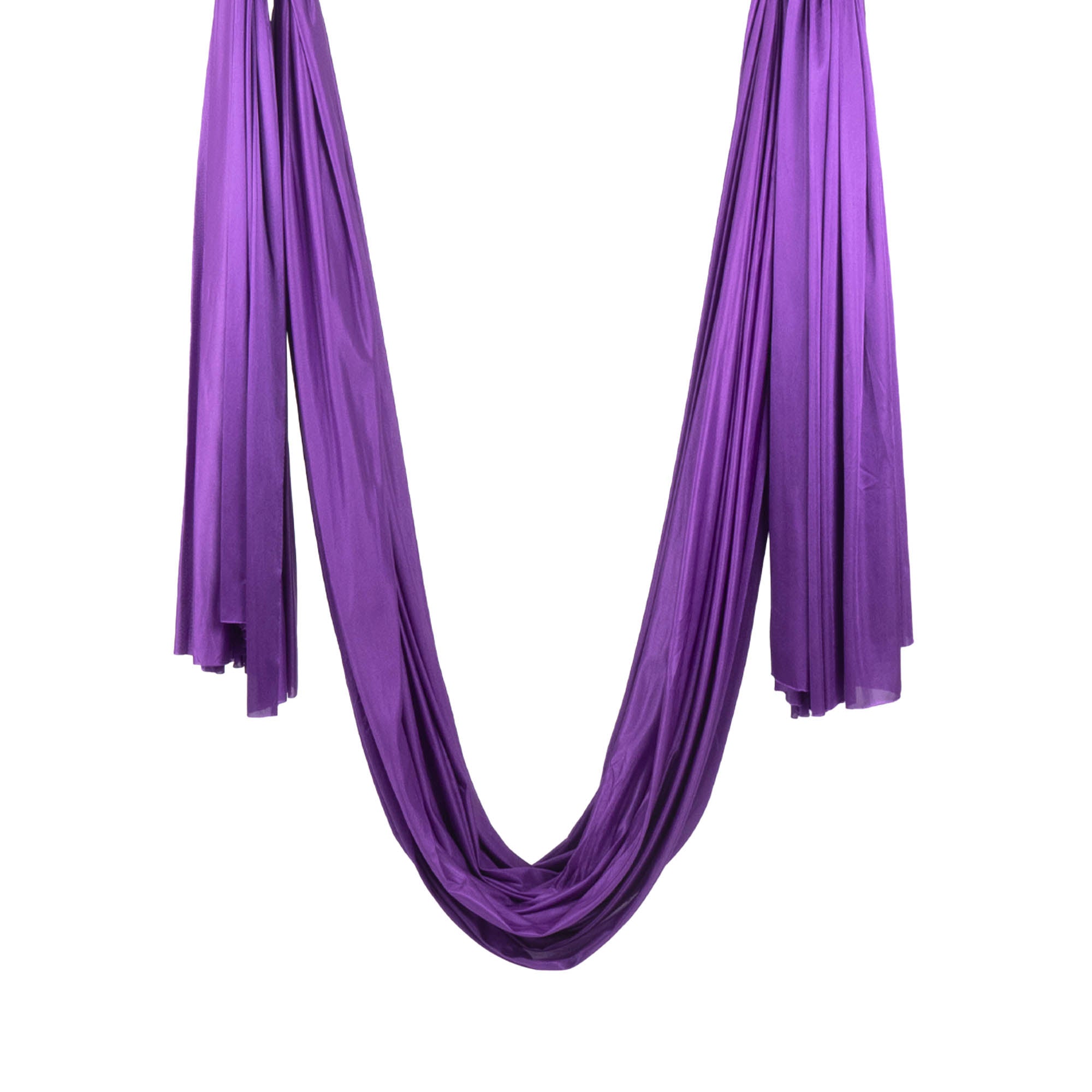 Purple yoga hammock rigged