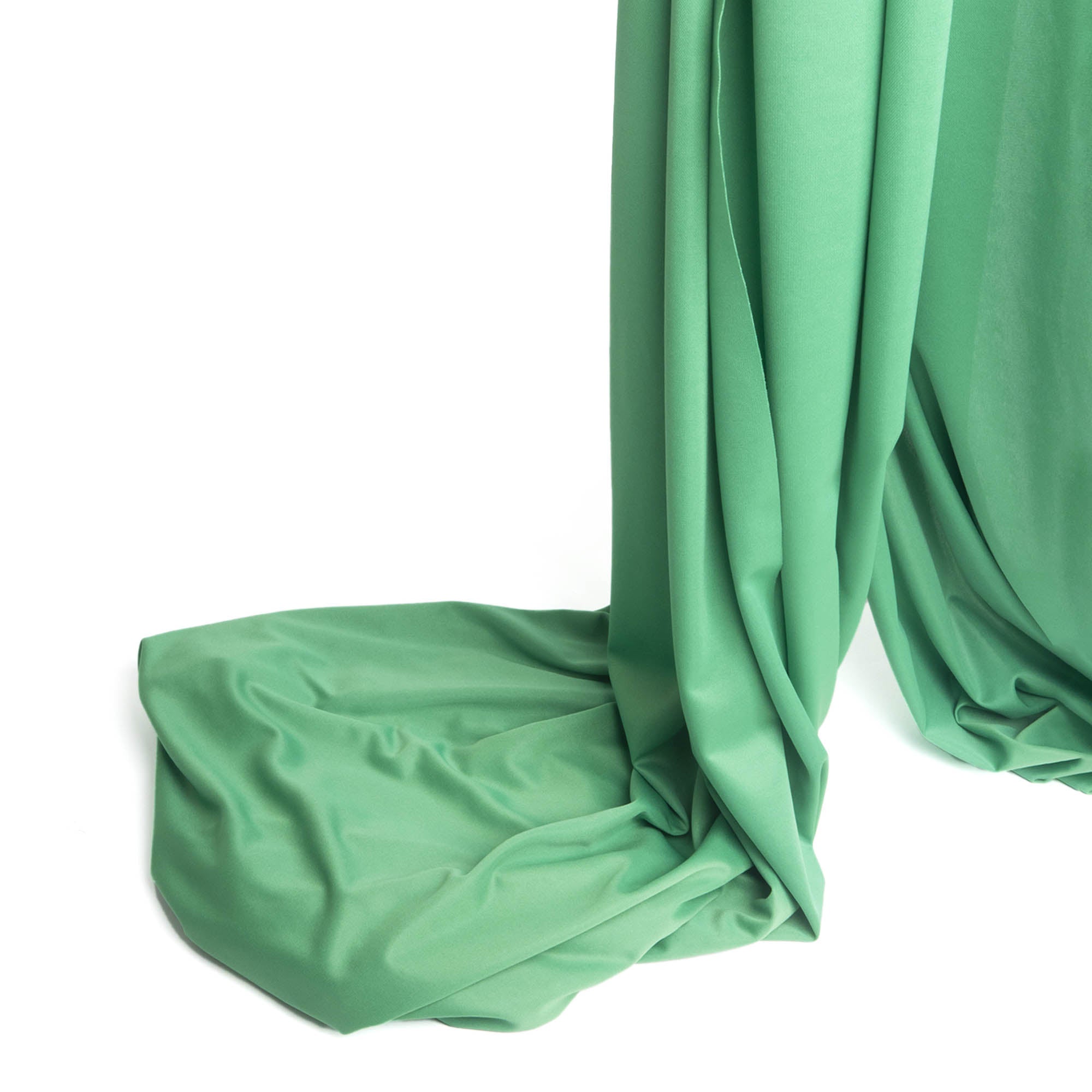 Kelly Green silk close up end