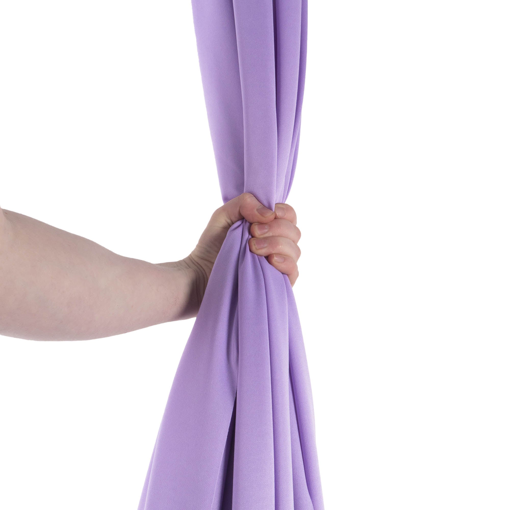 Lavender silk in hand
