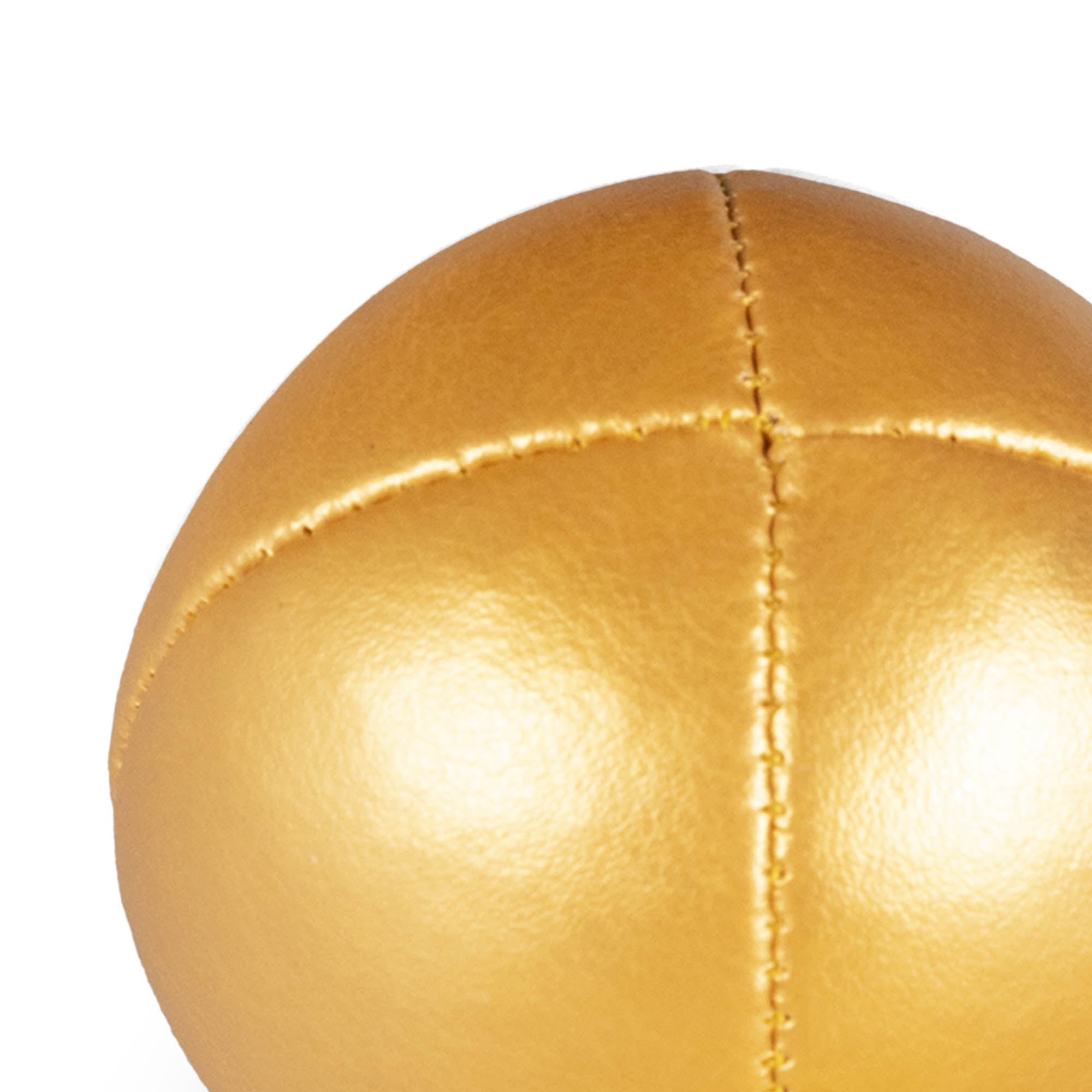 gold ball close up