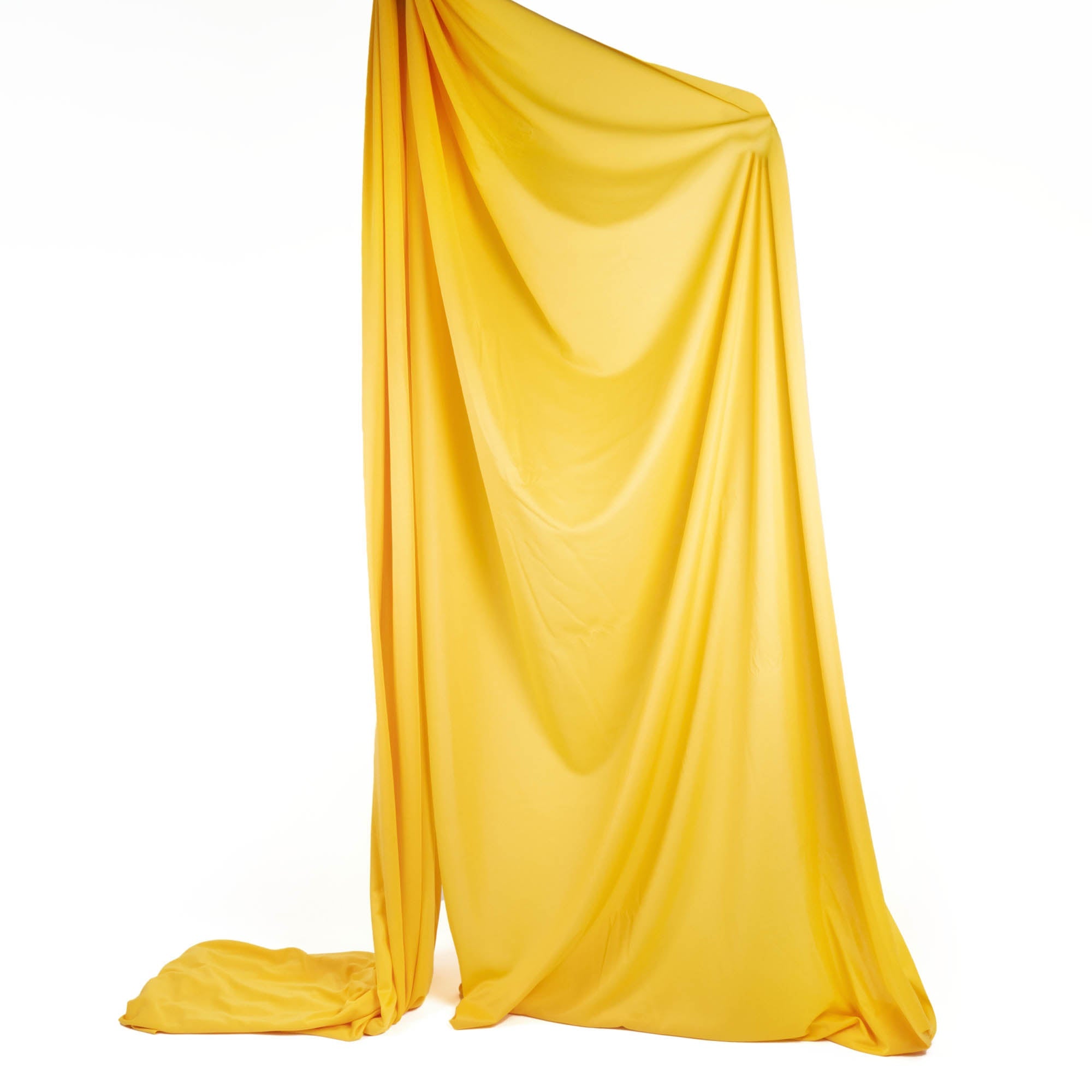 Golden yellow silk rigged