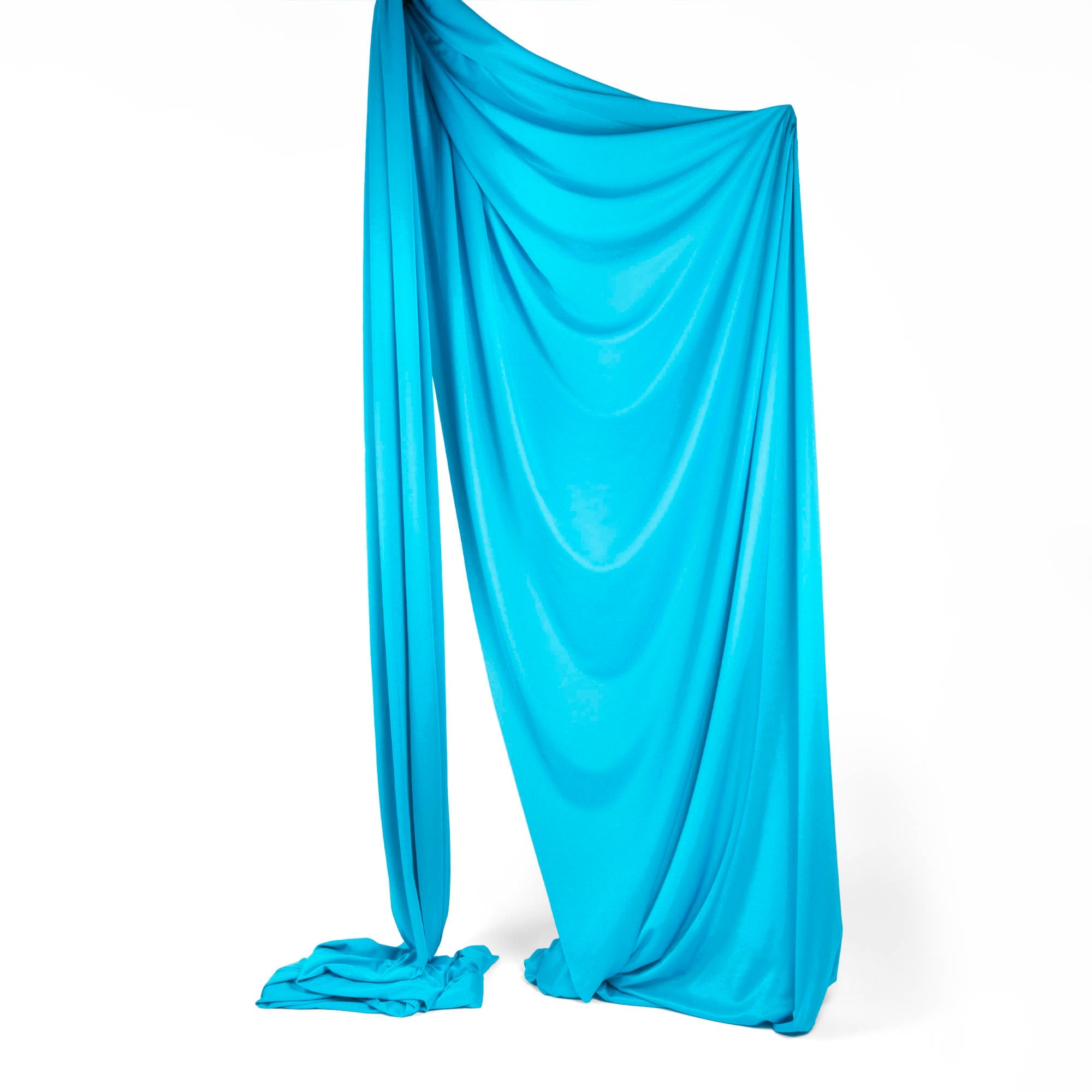 Firetoys youth aerial silk in turquoise rigged