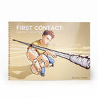 First contact begginers contact staff book on a white background