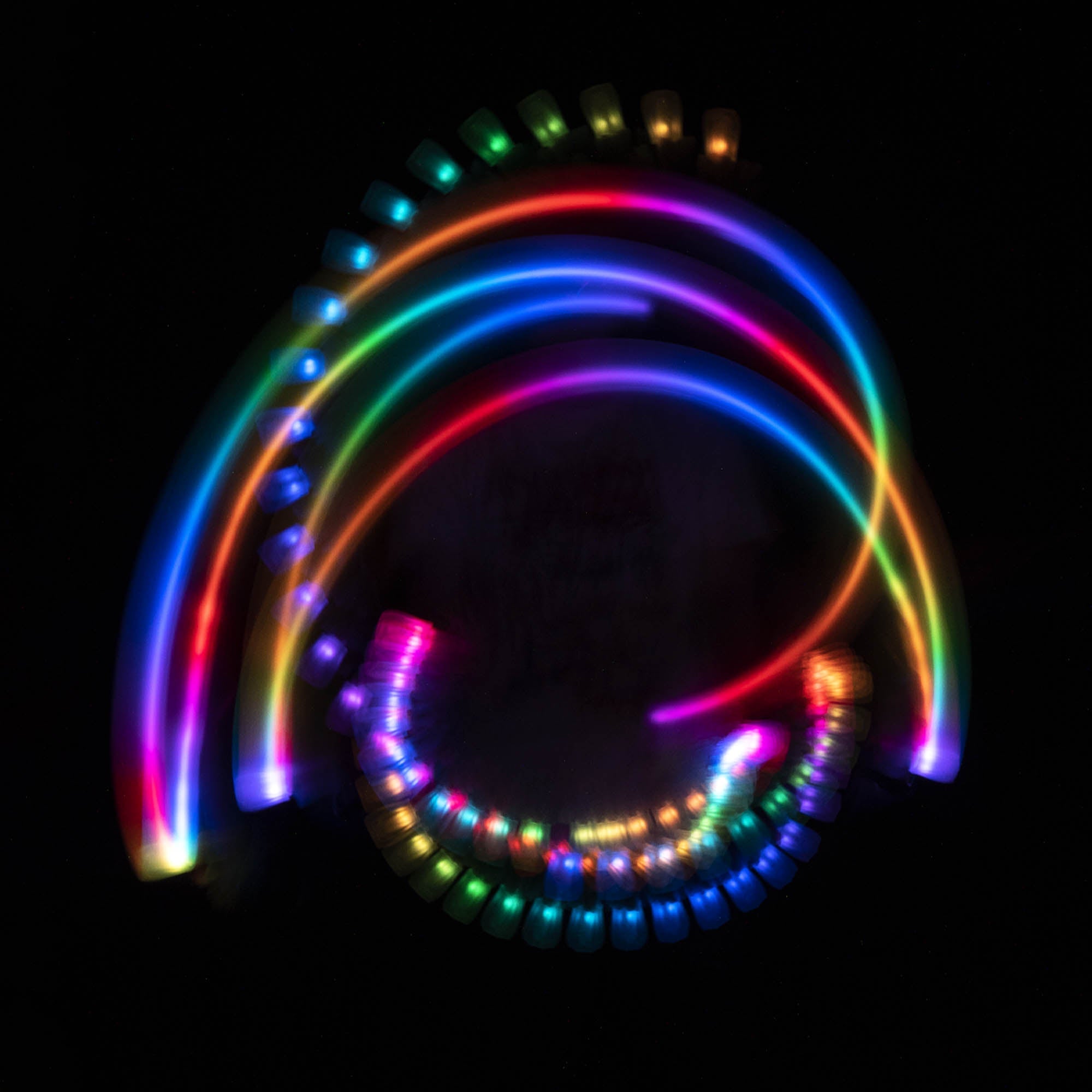 Flowtoys Composite LED Glow Flower Stick V2 light trail