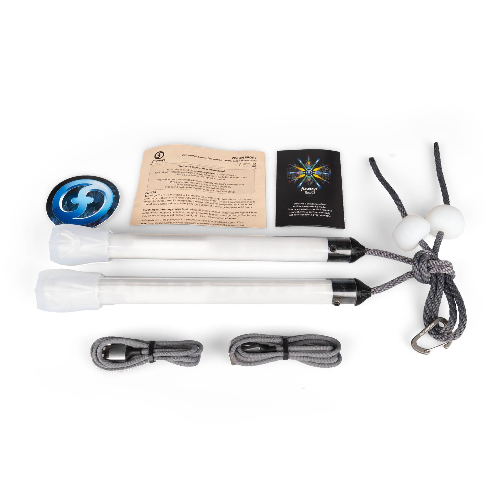 Flowtoys vision poi - everything included with the product