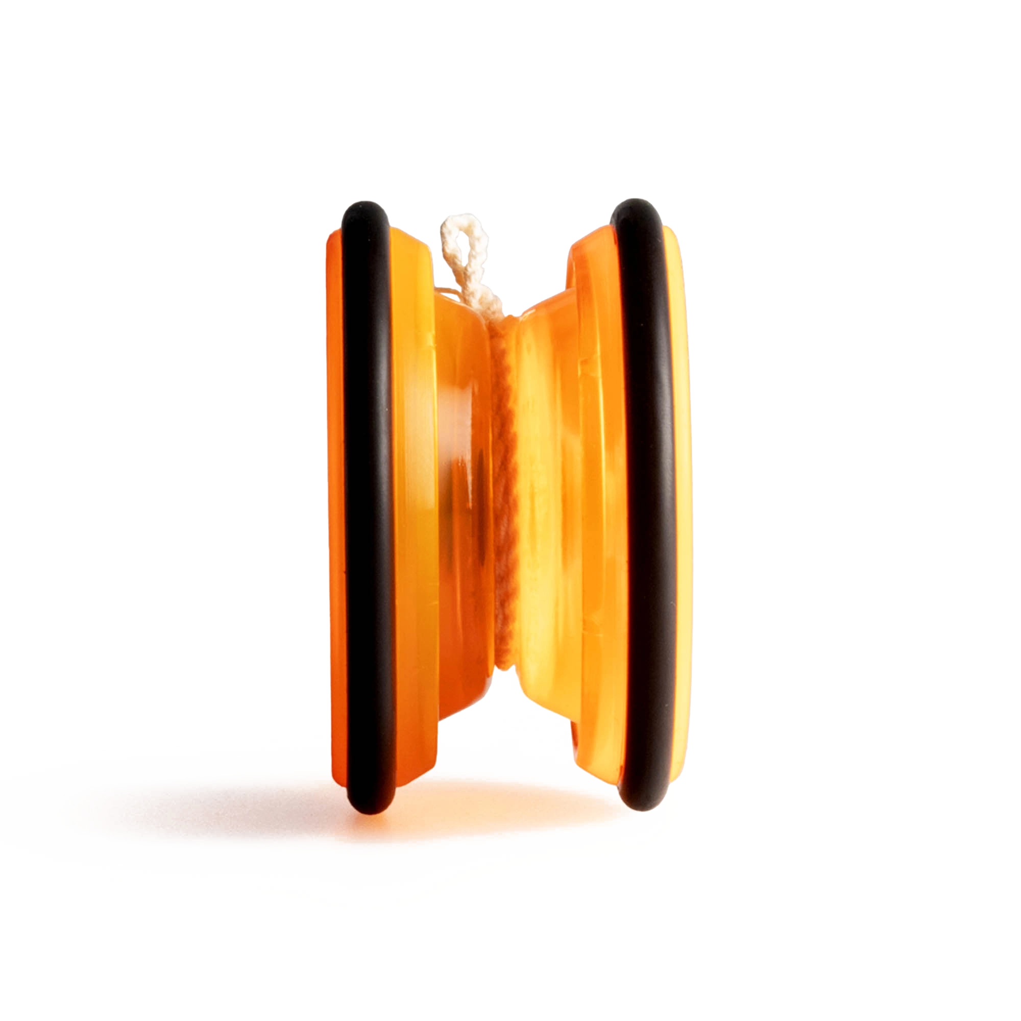 Henry's lizard yo-yo in orange side on