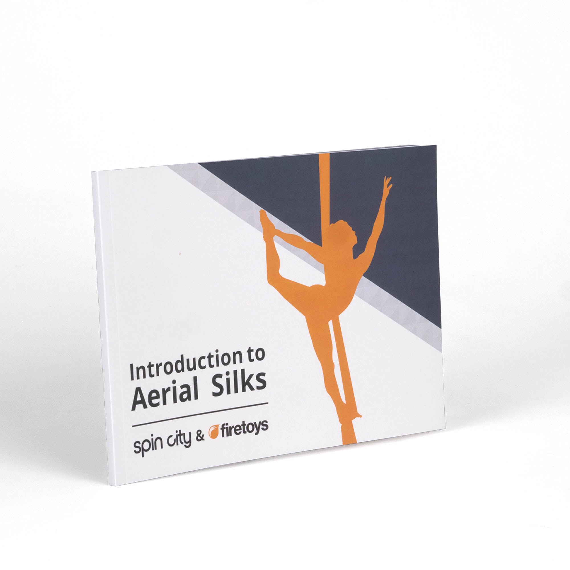 Aerial silks book cover showing the spine