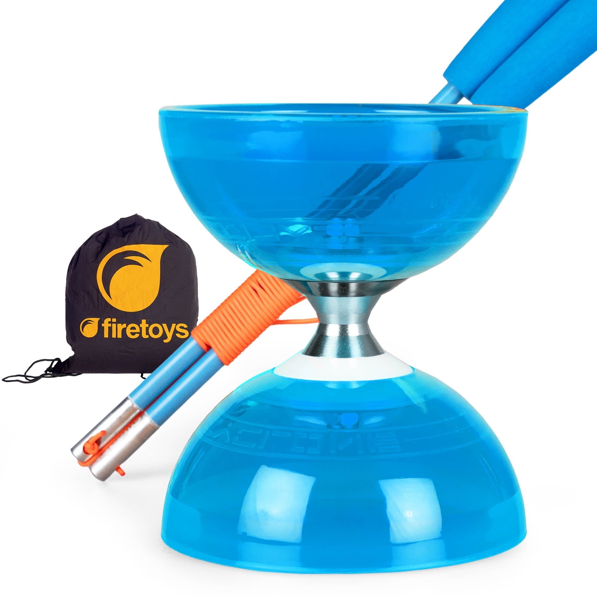 Cyclone Quartz Triple Bearing Diabolo Set with Superglass