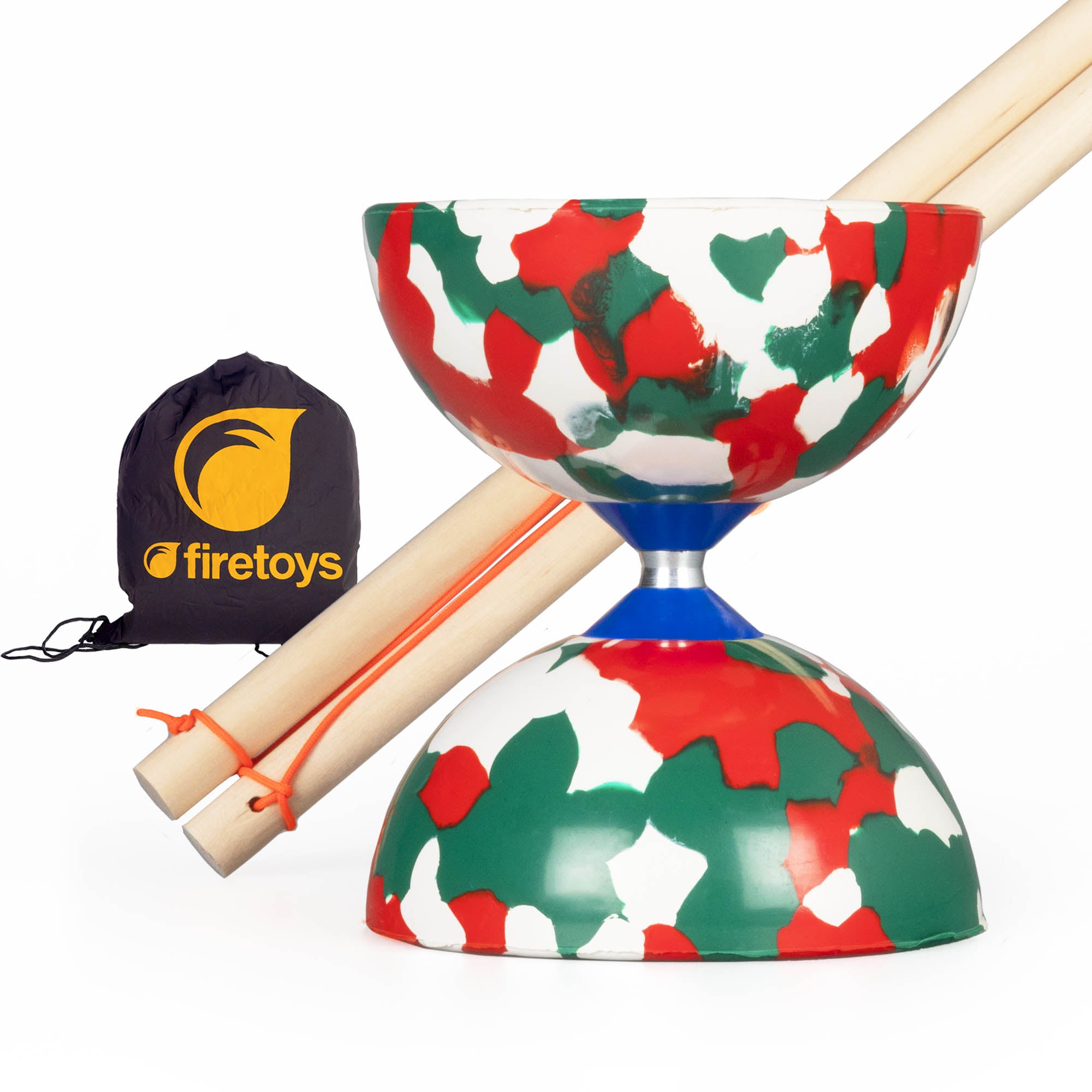 Jester Diabolo Set with Wooden Handsticks and Bag – Firetoys US