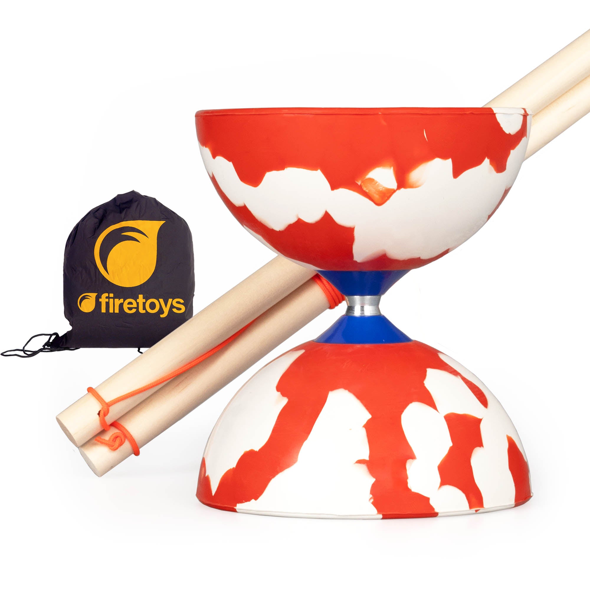 Jester Diabolo Set with Wooden Handsticks and Bag – Firetoys US